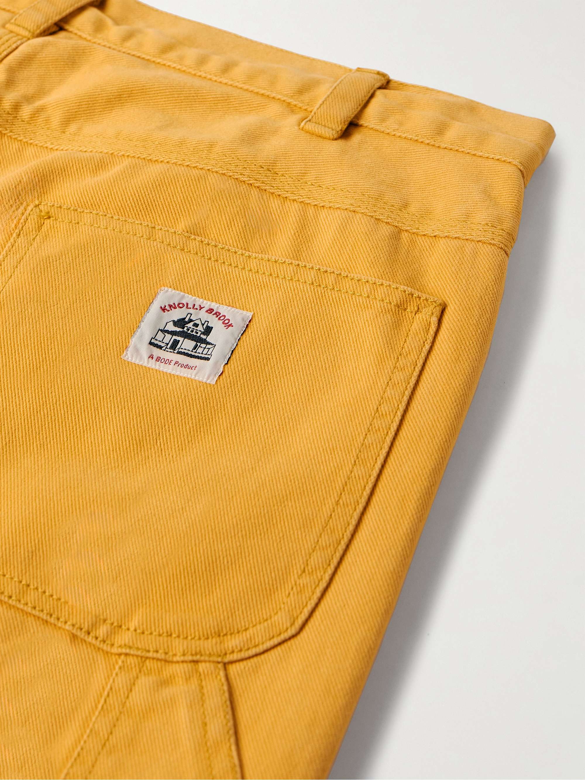 Knolly Brook Straight-Leg Cotton-Twill Trousers view