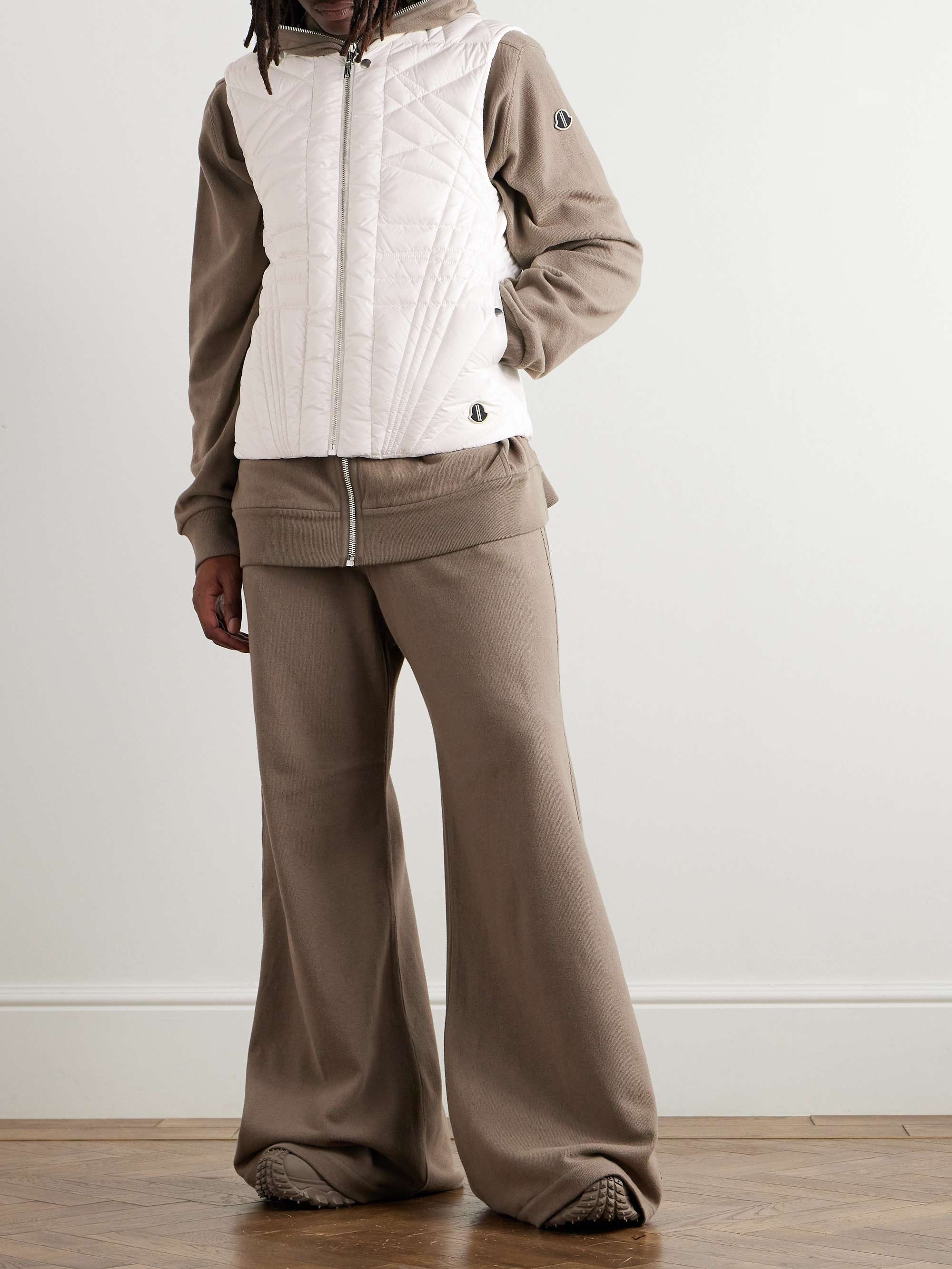 + Moncler Logo-Appliquéd Quilted Padded Shell Down Gilet view