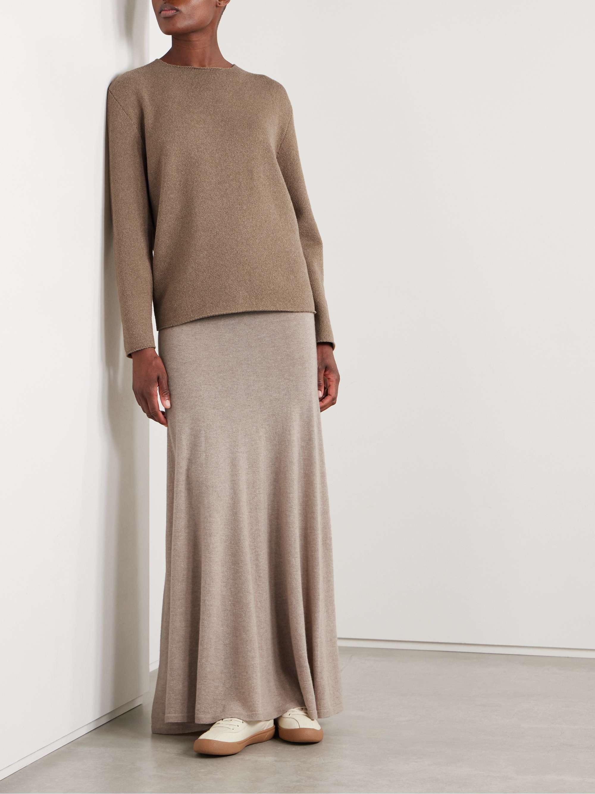 Jhaio cotton and wool-blend sweater view