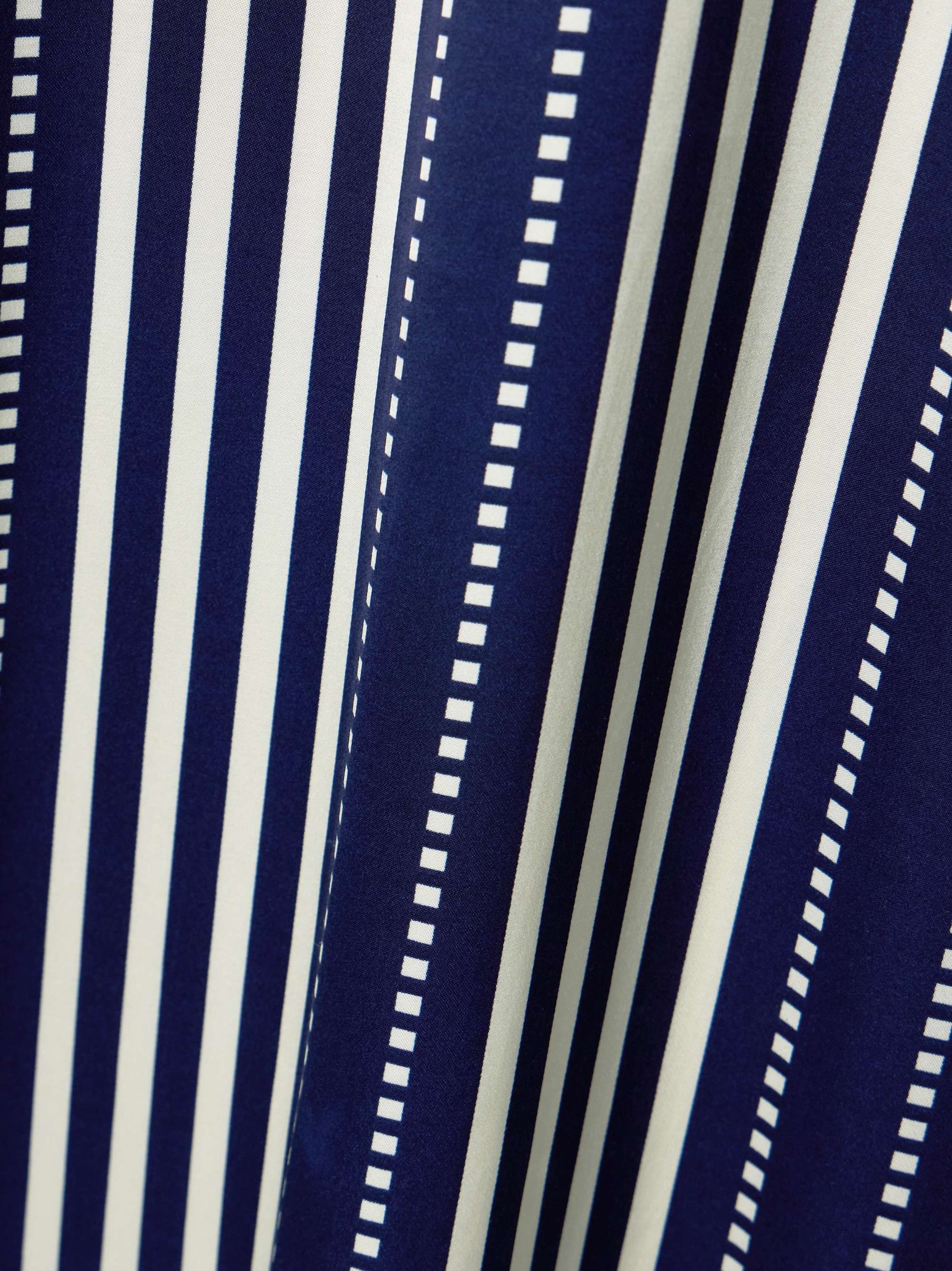 Theodora striped ECOVERO™-blend satin dress view