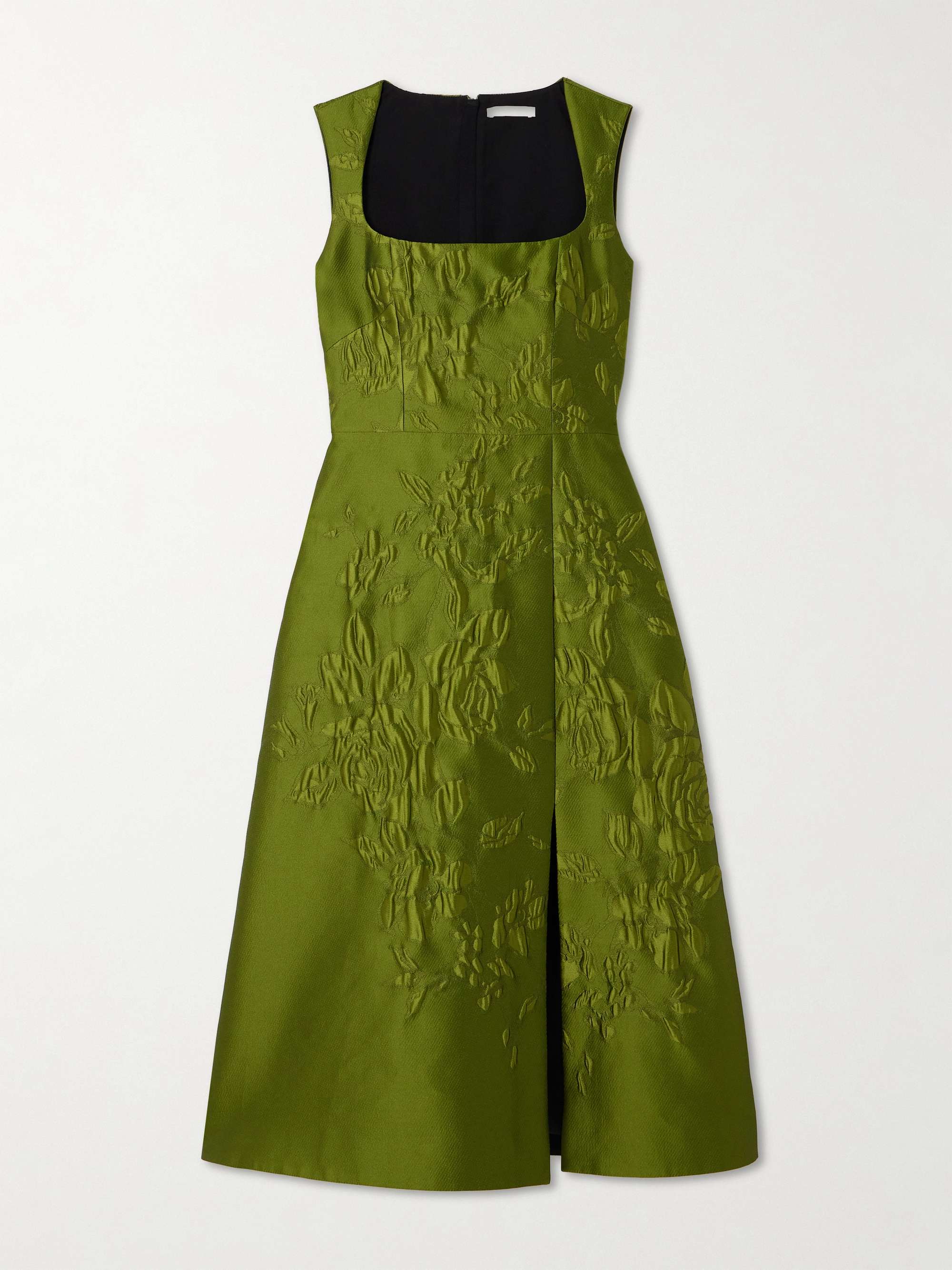 Pinah floral cloqué midi dress view
