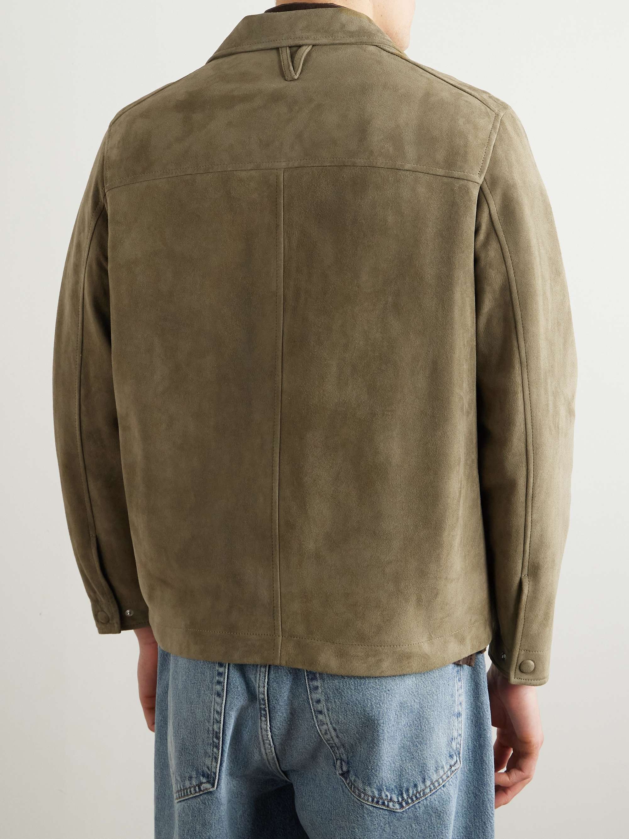Ted Suede Coach Jacket view