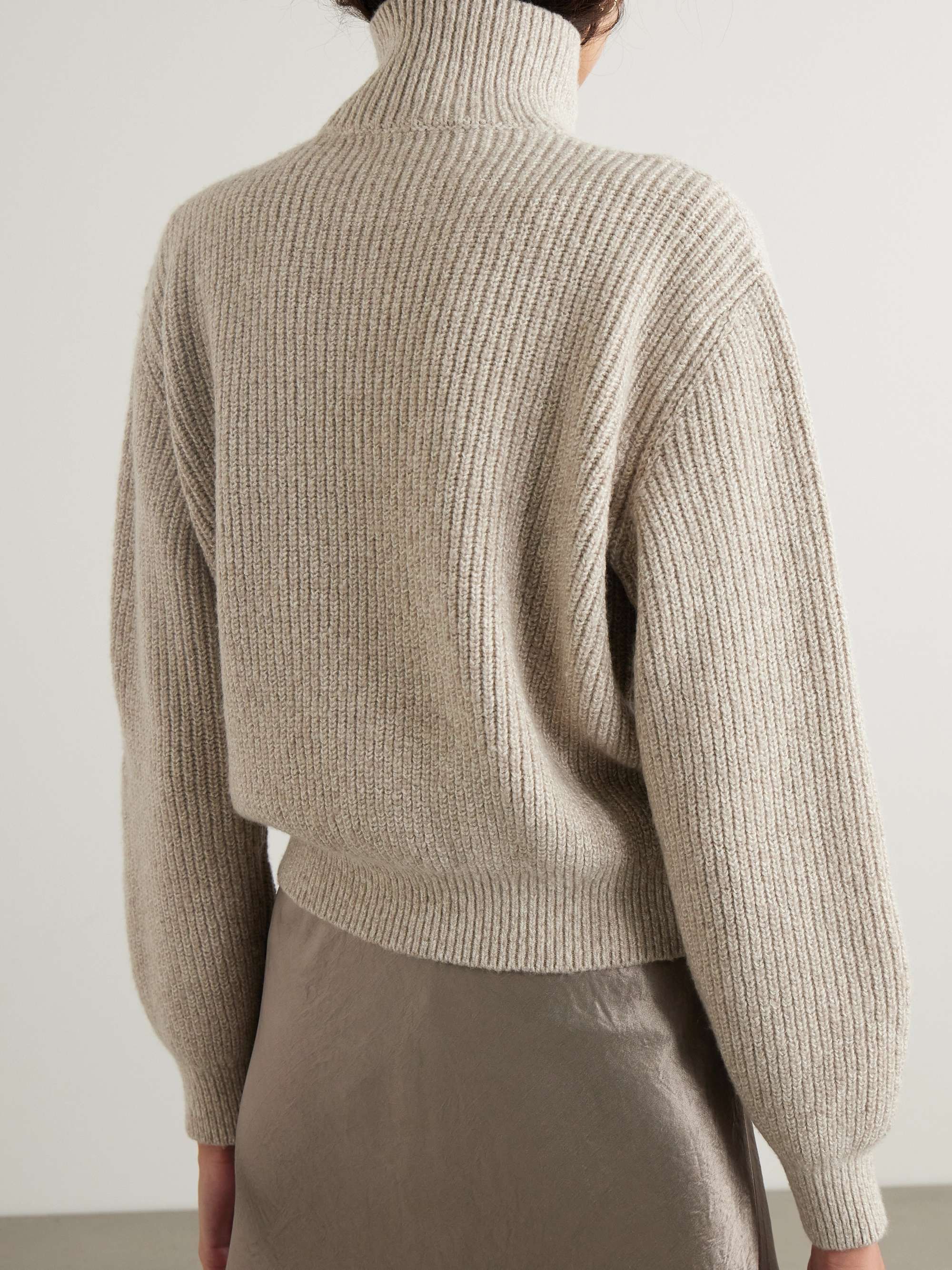 Cashmere turtleneck sweater view
