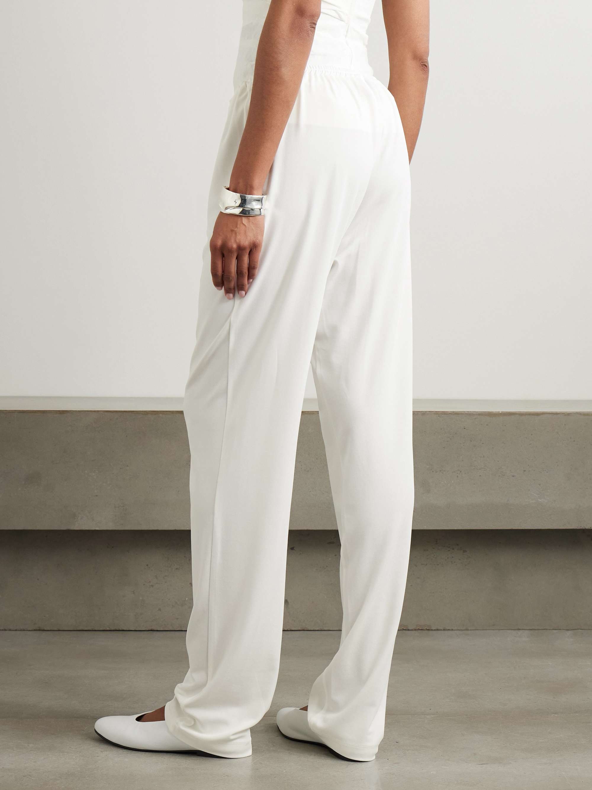 Mai stretch-jersey straight-leg pants view