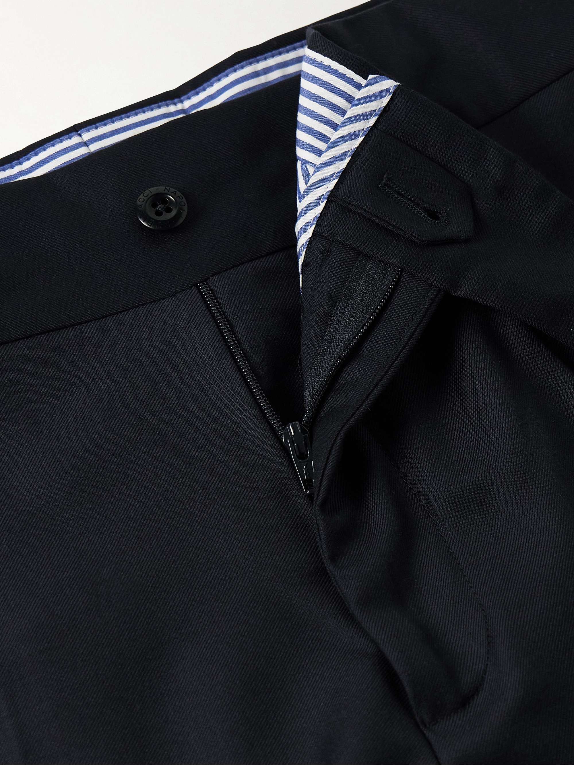 Genny Slim-Fit Virgin Wool-Twill Suit Trousers view