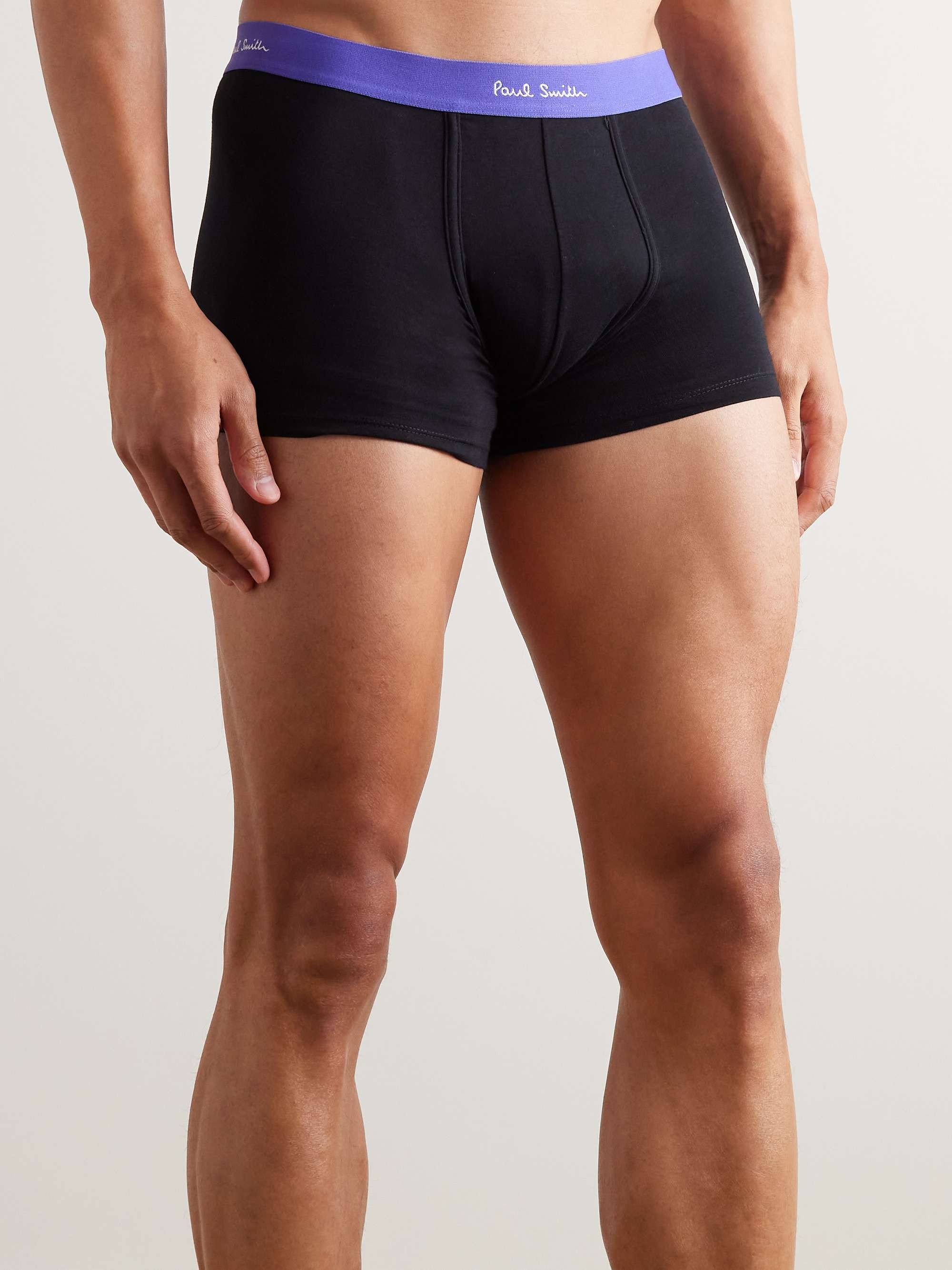 Seven-Pack Stretch Organic Cotton-Jersey Boxer Briefs view