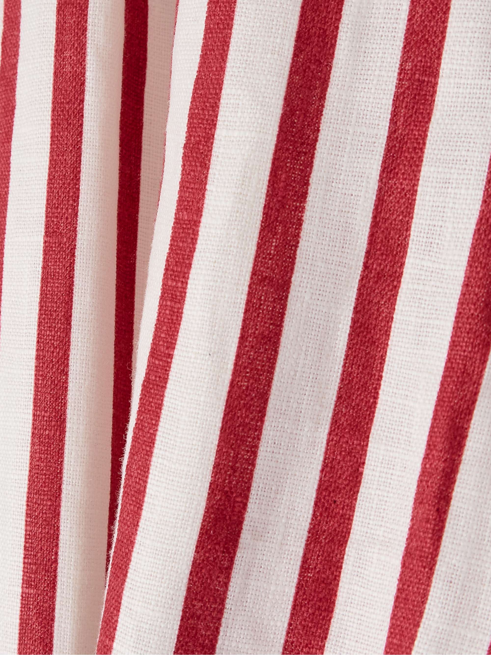 Jones striped linen wide-leg pants view