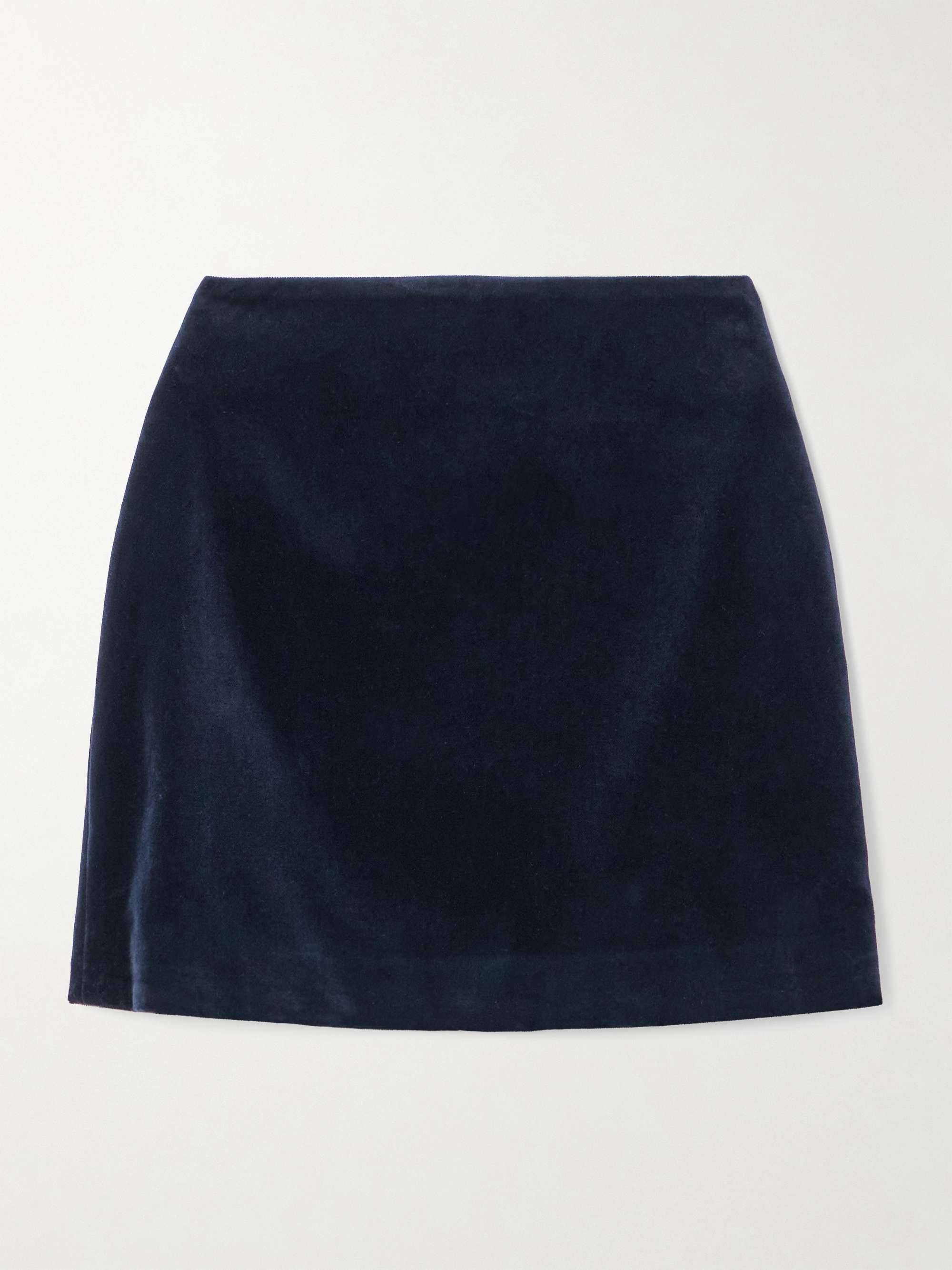 Coci cotton-velvet mini skirt view