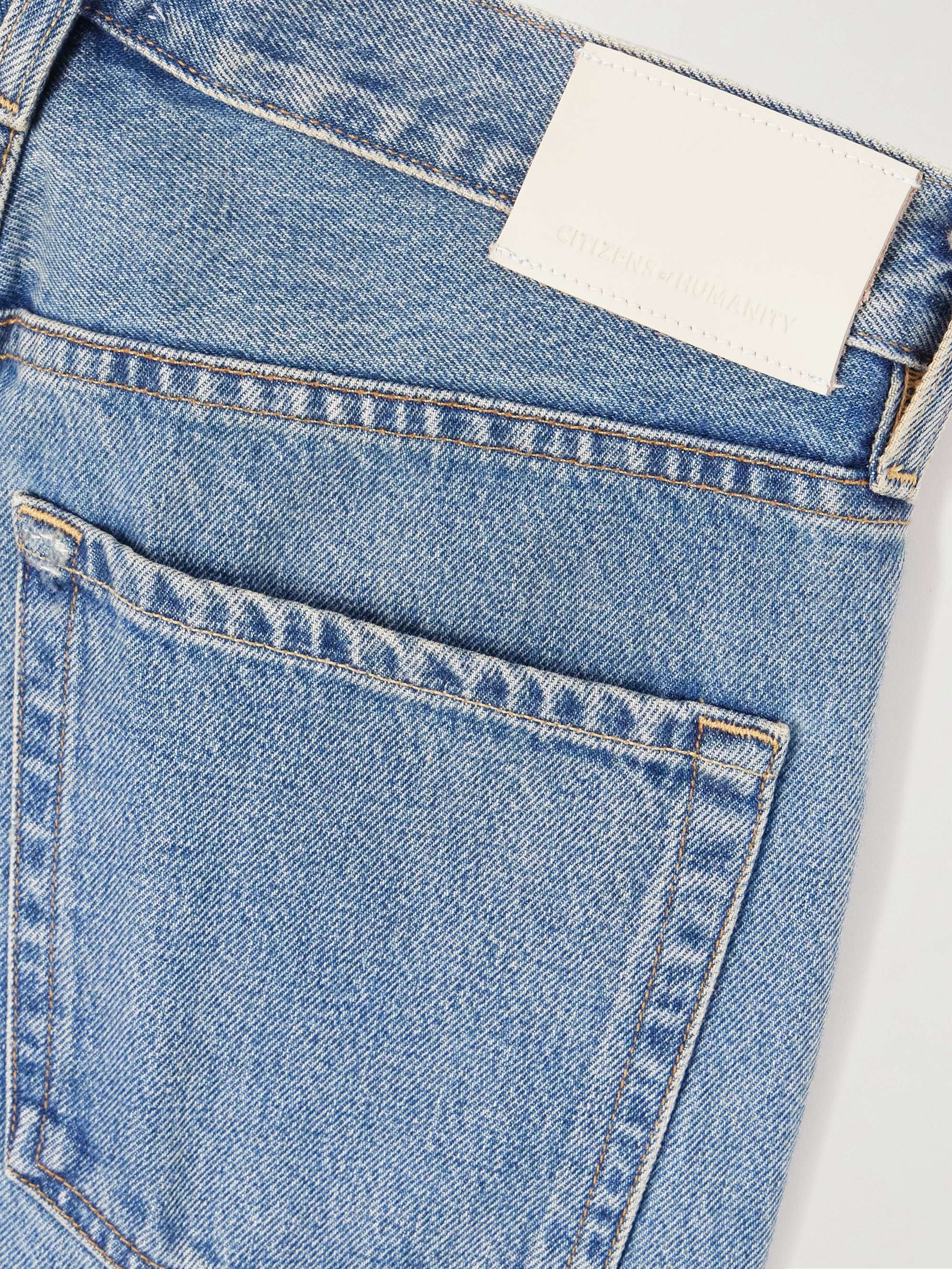 Baretta high-rise straight-leg organic jeans view