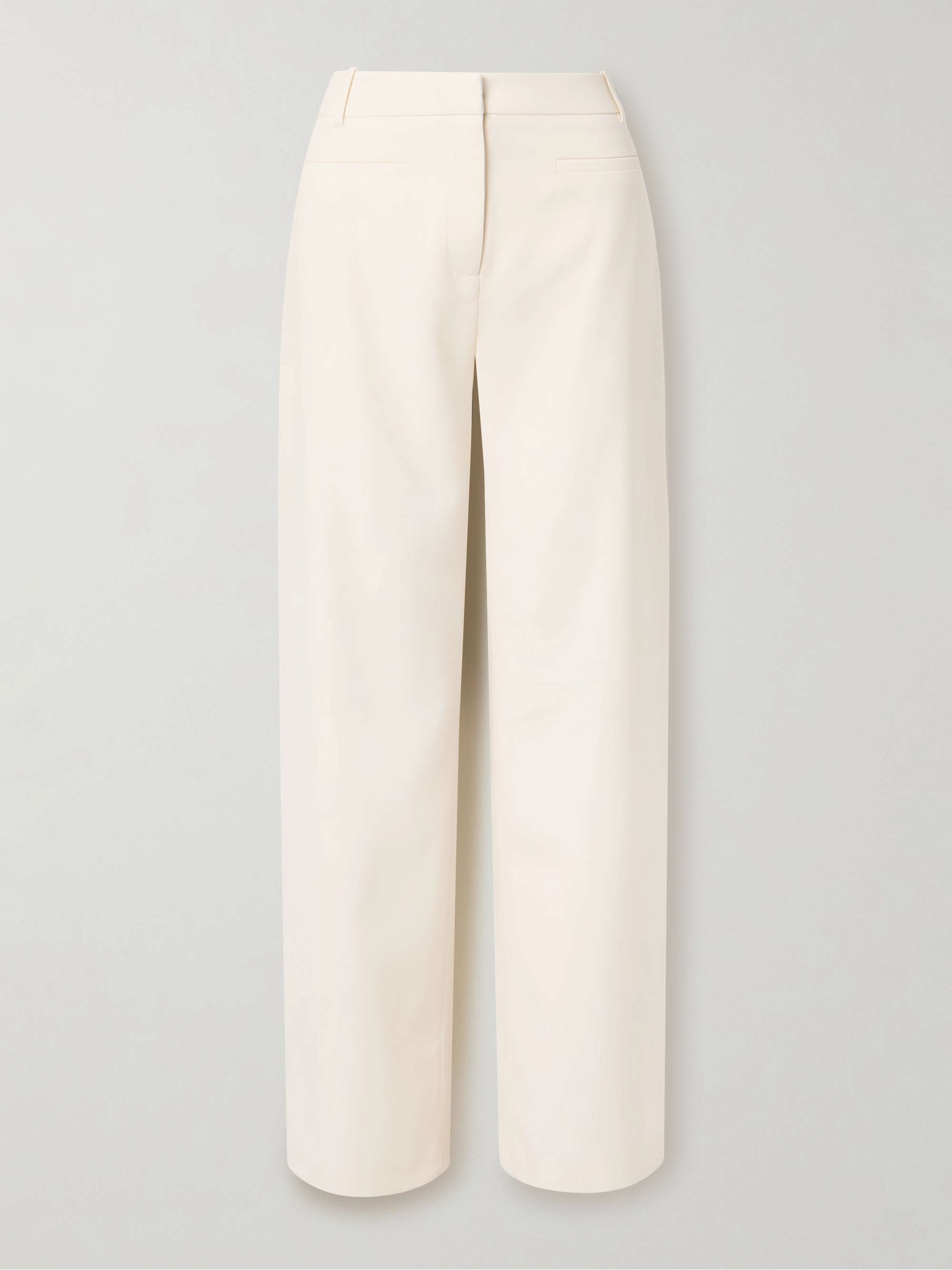 Alice wool-crepe straight-leg pants view