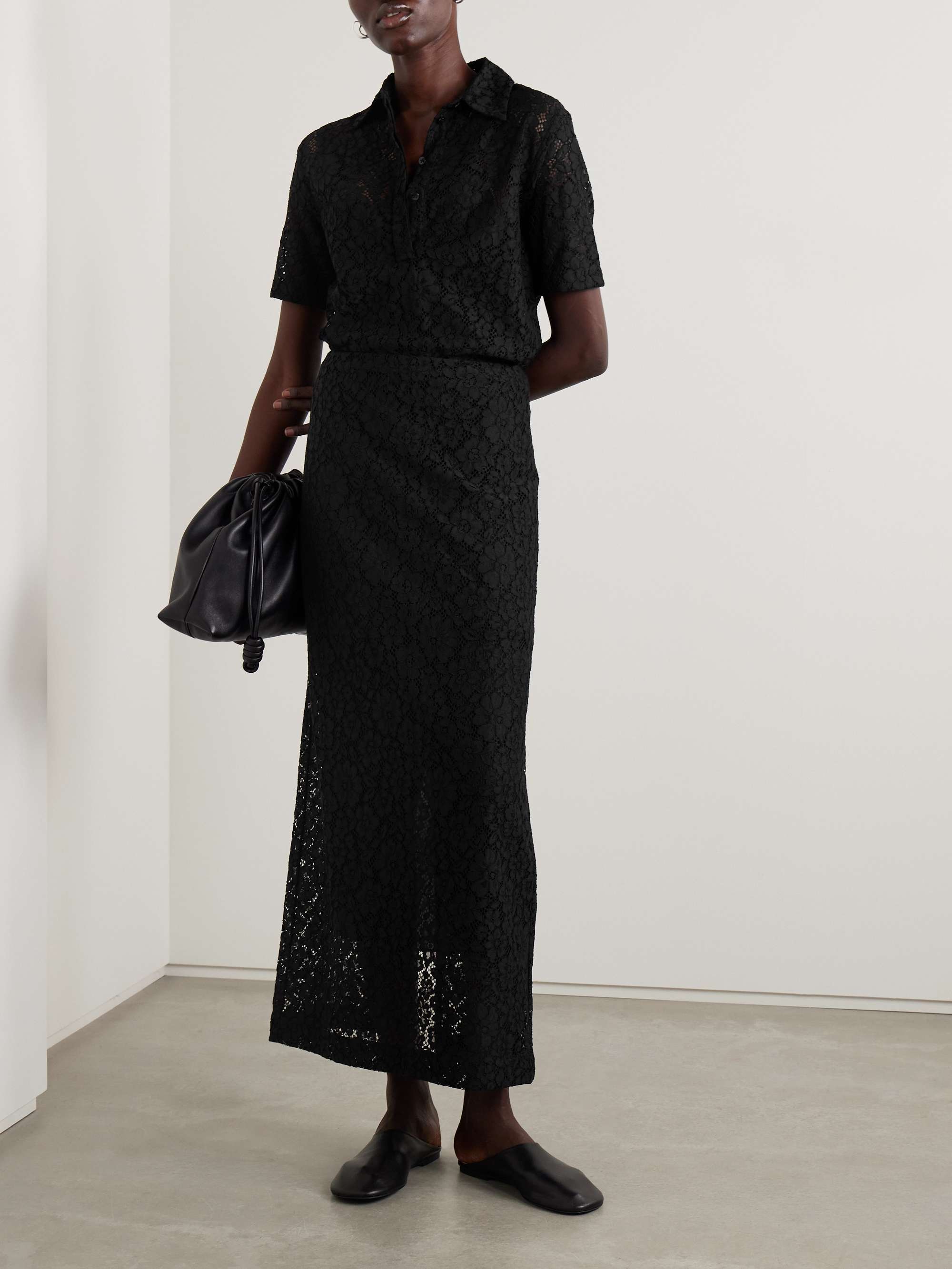 Jasmine lace maxi skirt view