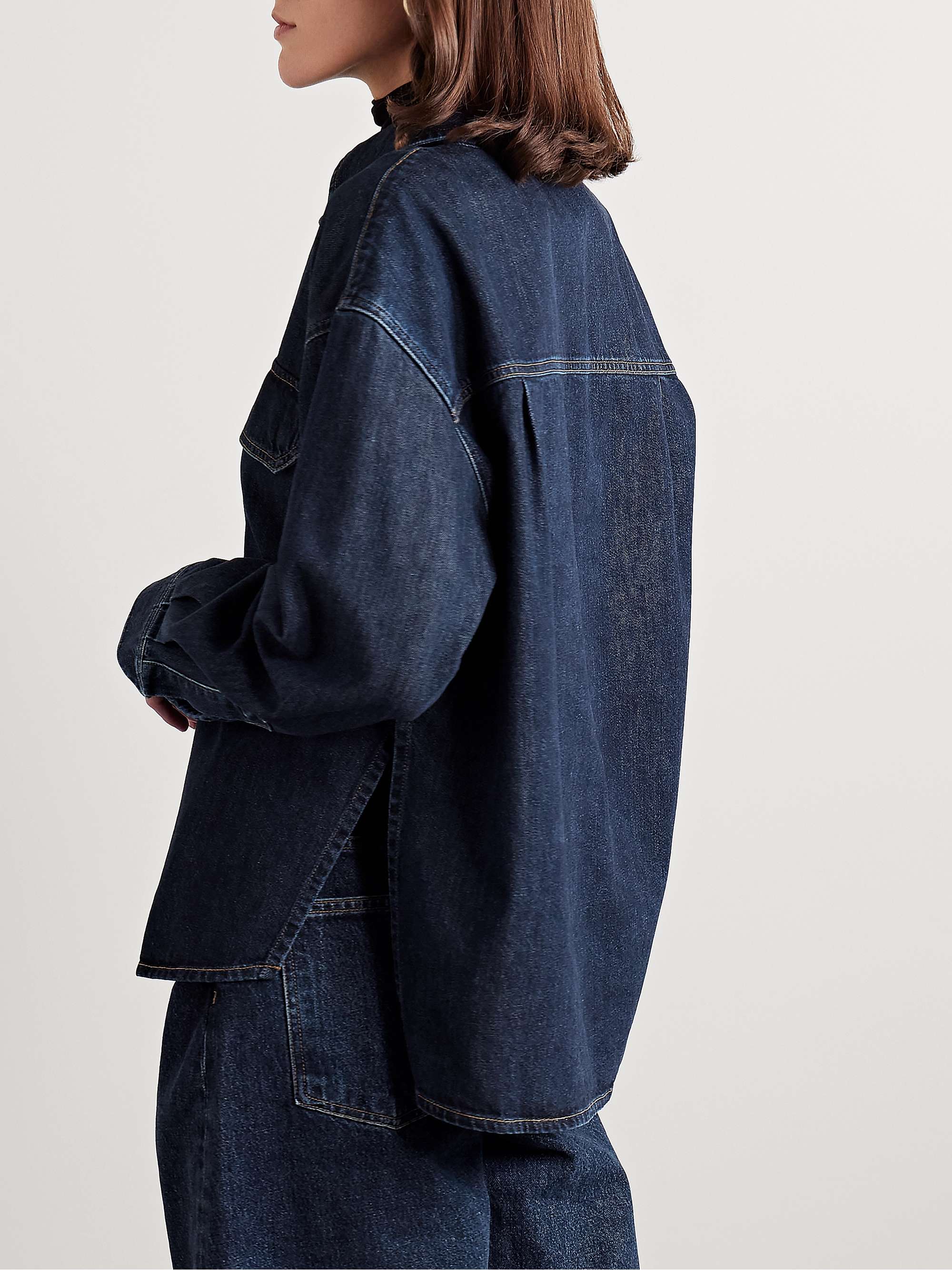 Gwen Slice denim shirt view
