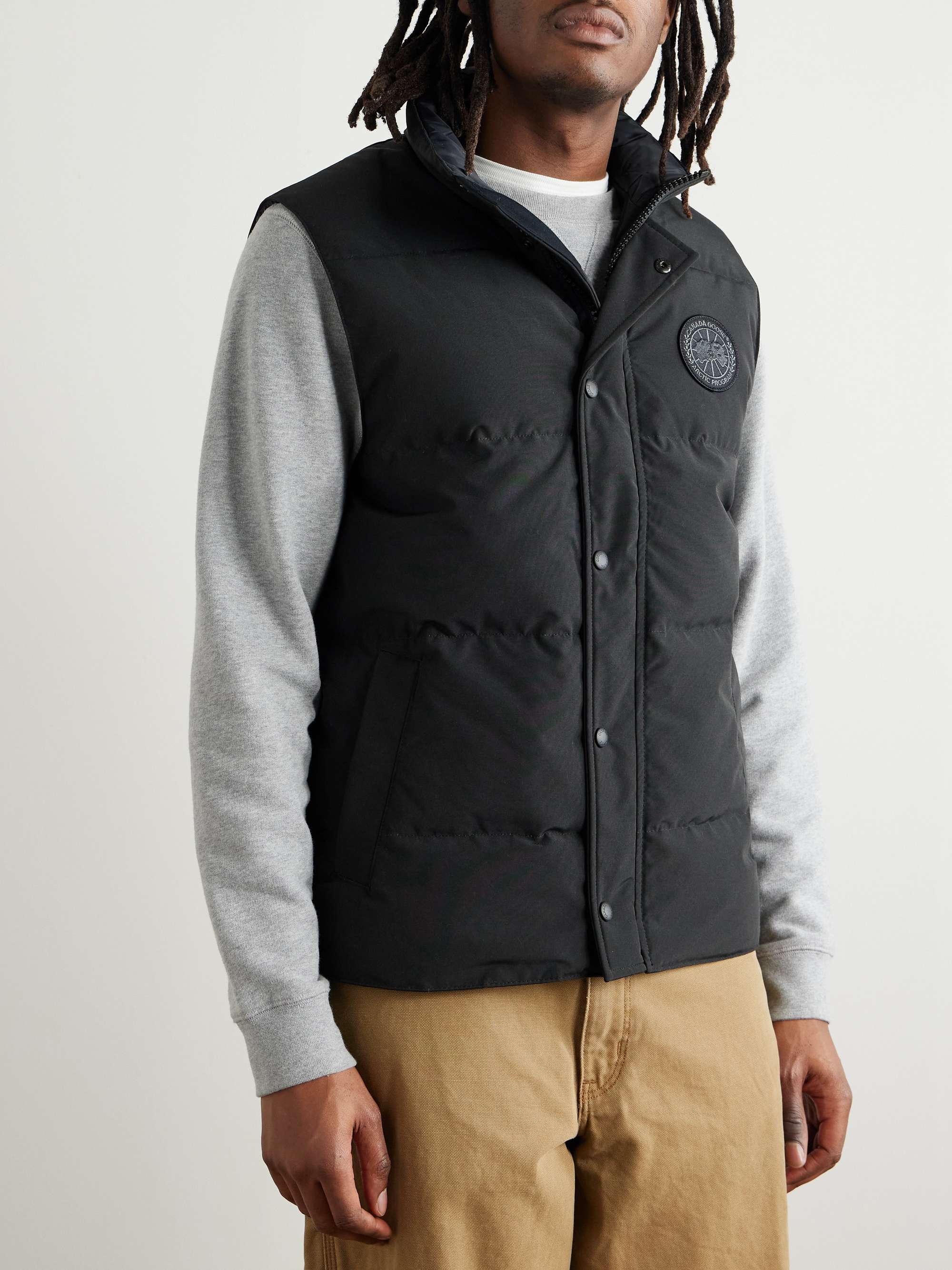Black Label Garson Quilted Shell Down Gilet view