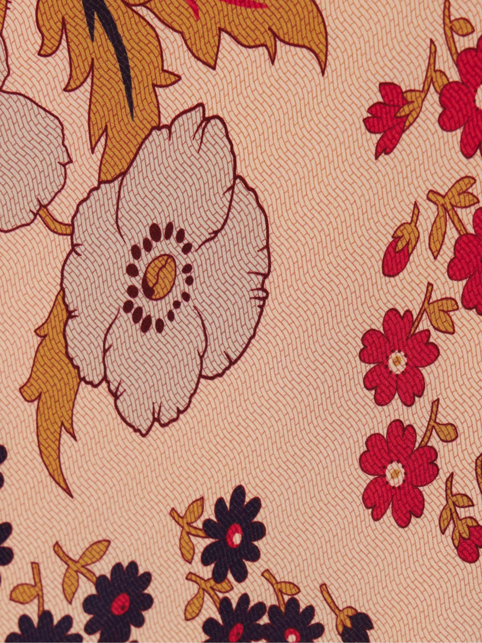 Adele bead-embellished floral-print silk maxi dress view