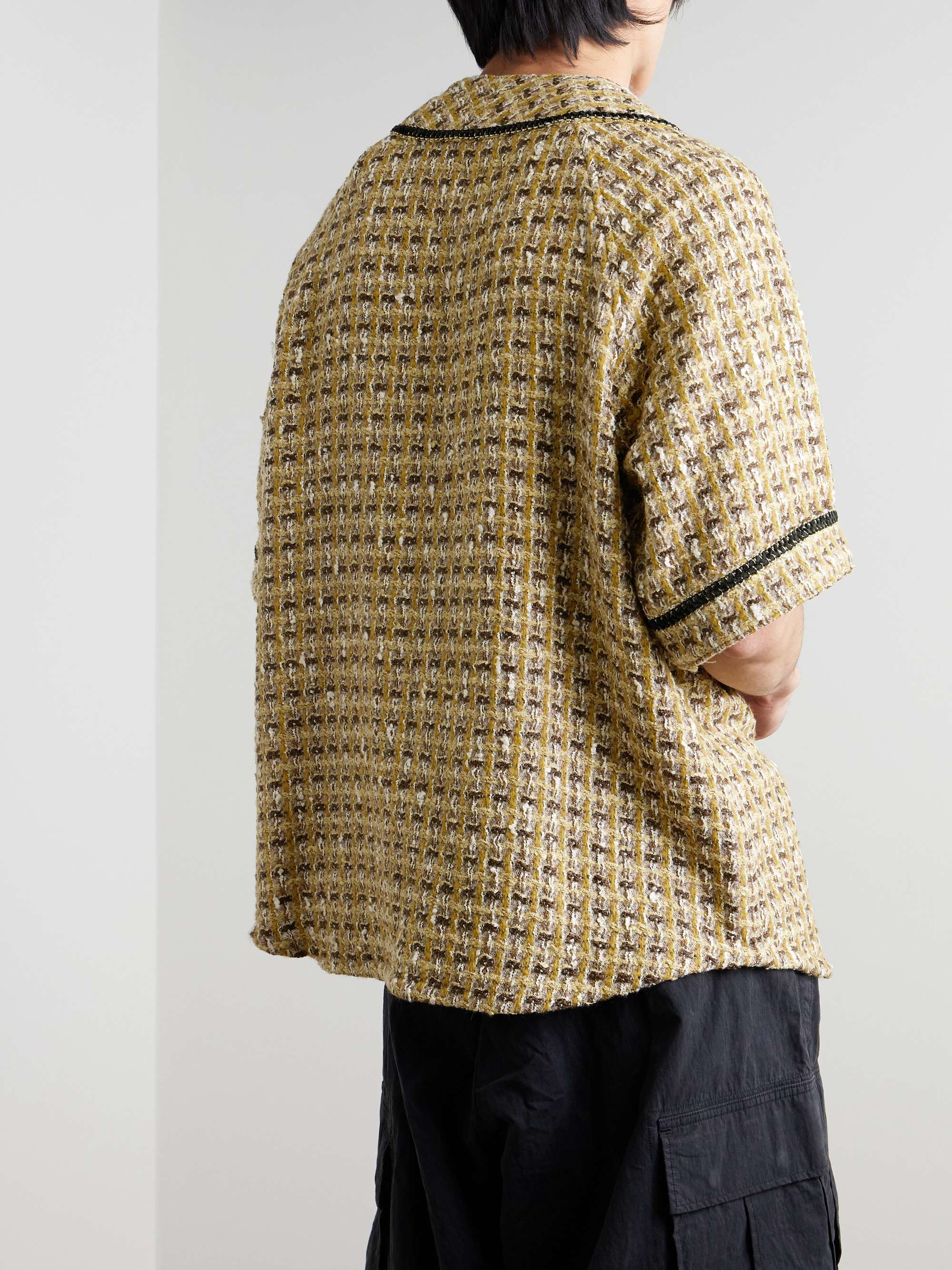 Great Kountry Appliquéd Tweed Shirt view