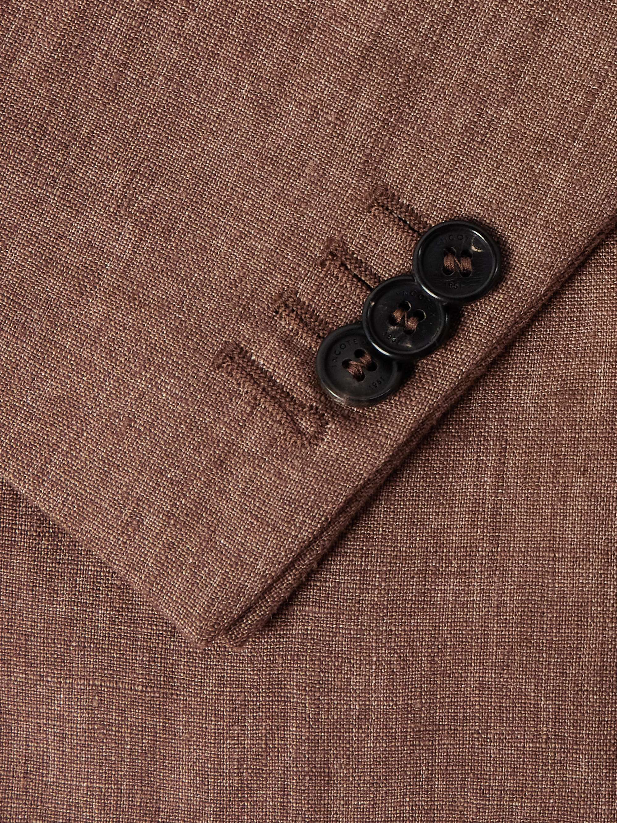 Venezia 1951 Slim-Fit Garment-Dyed Linen Suit Jacket view