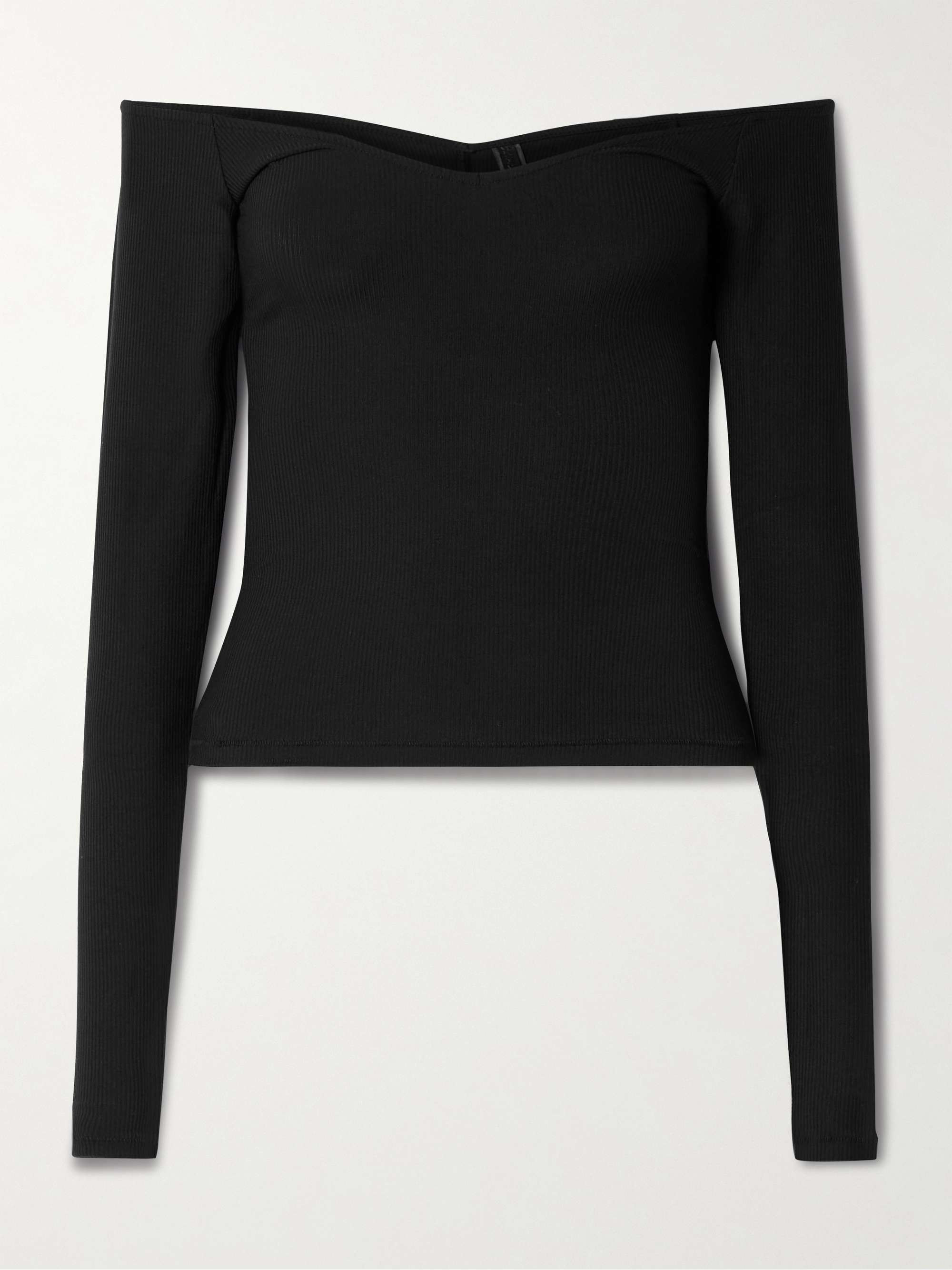 Soft Lounge Off The Shoulder Top view