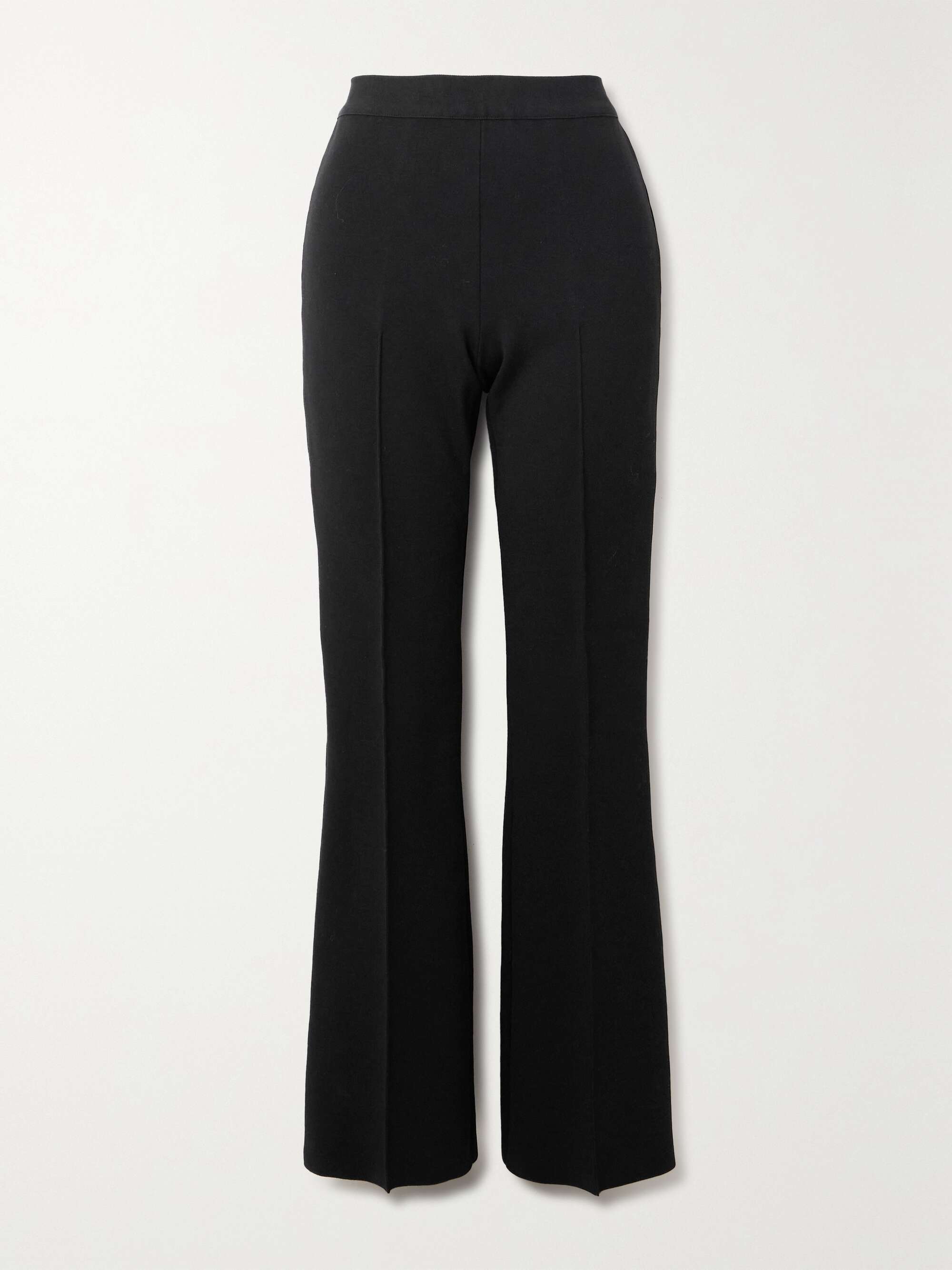 Long Kick stretch-cotton flared pants view
