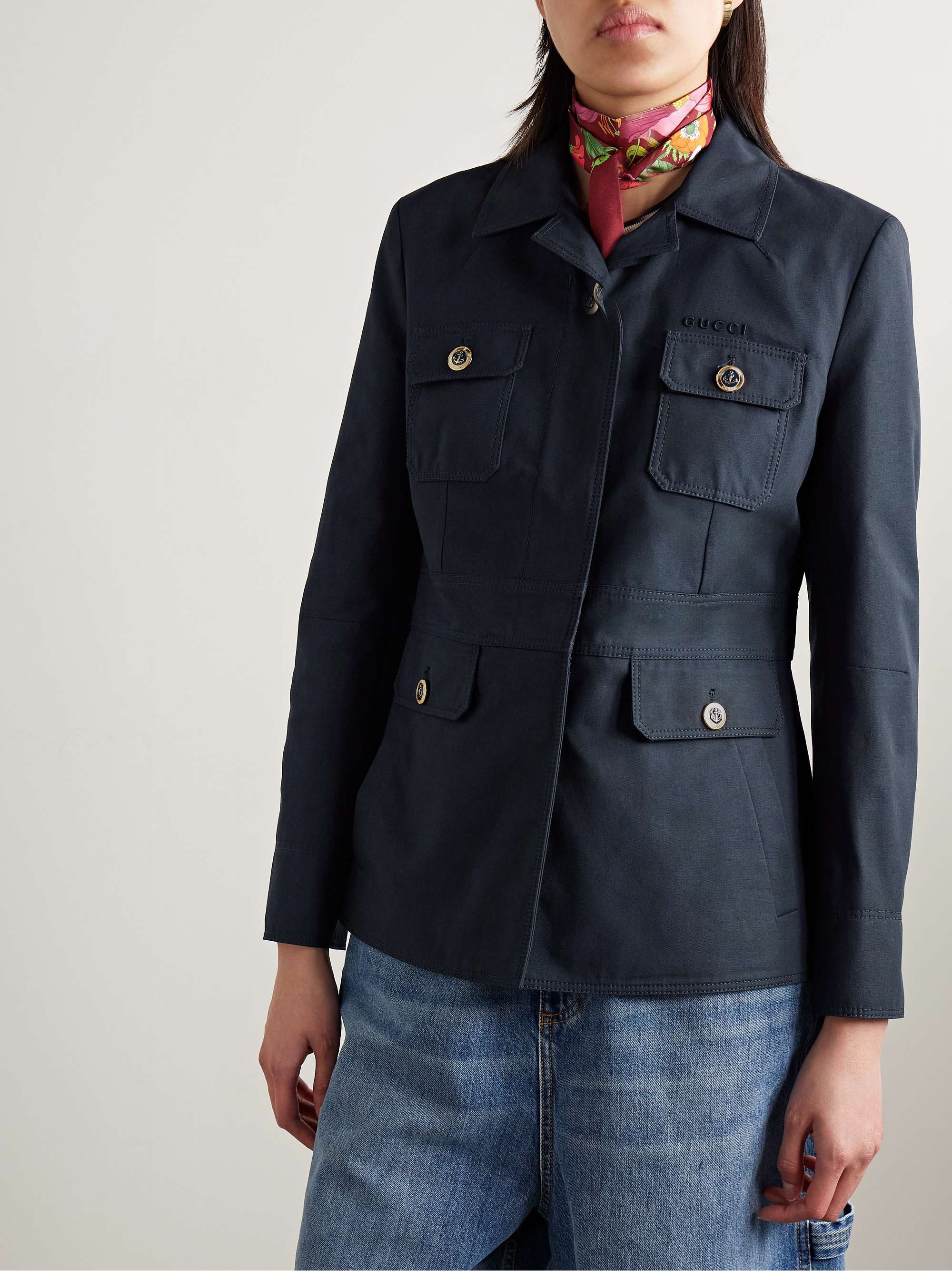 Cotton-canvas jacket view