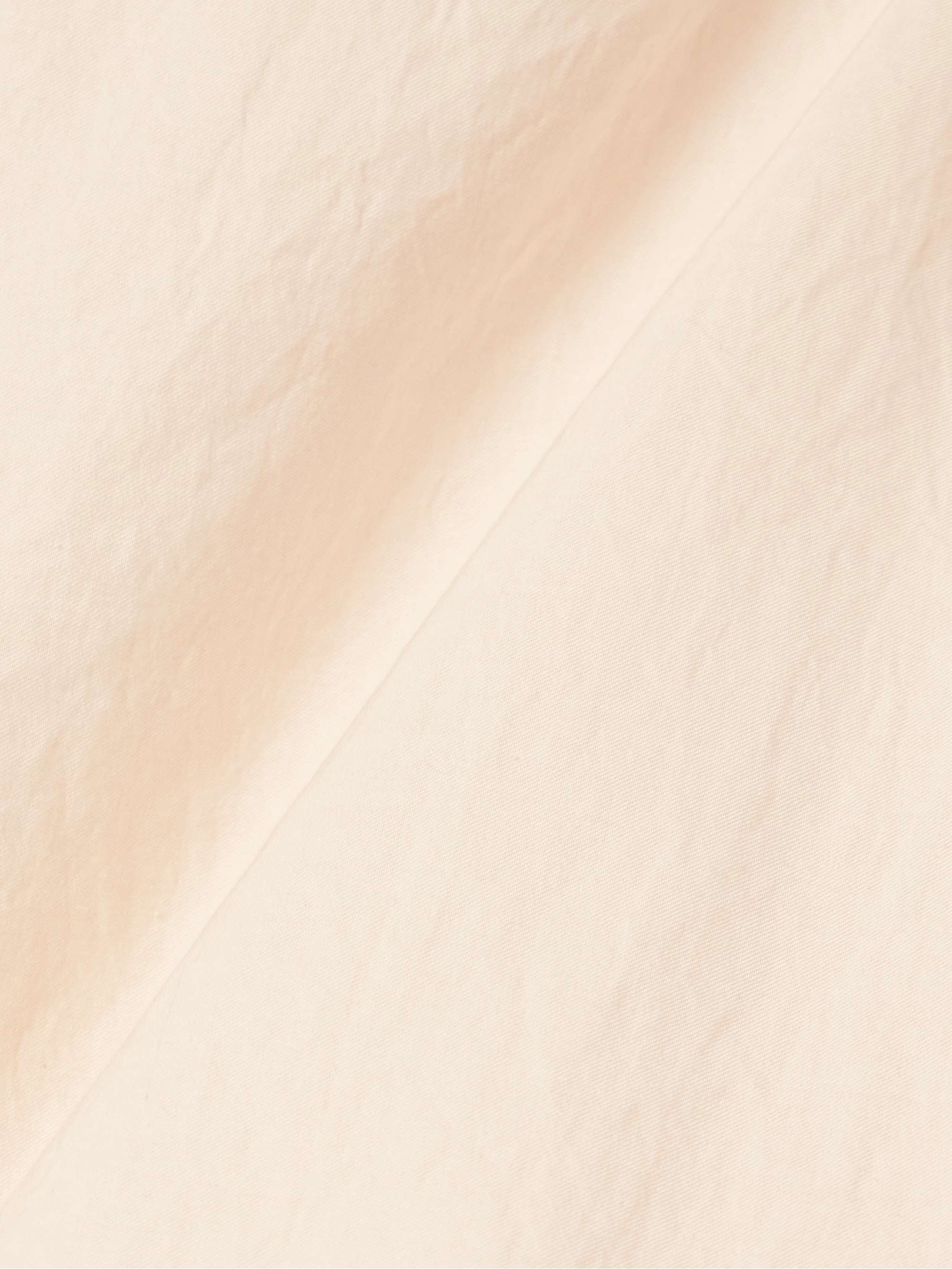 Niles cropped draped silk and cotton-blend twill top view