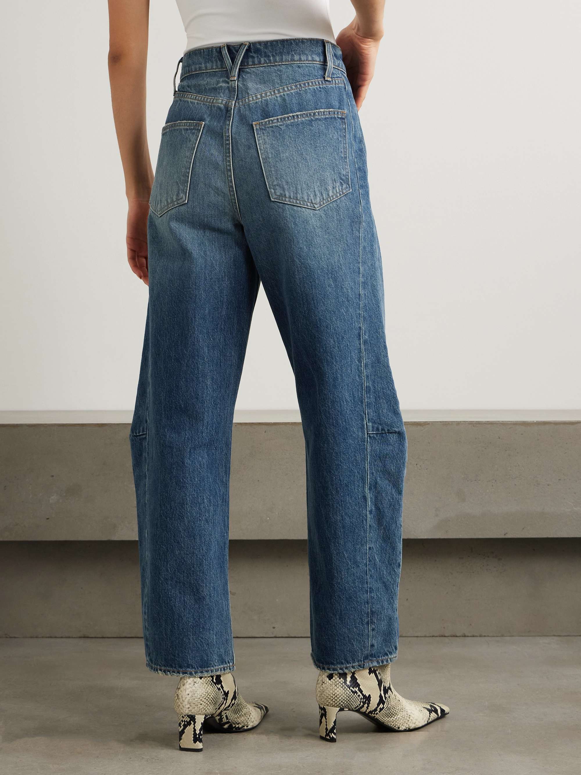 Ryder high-rise barrel-leg jeans view