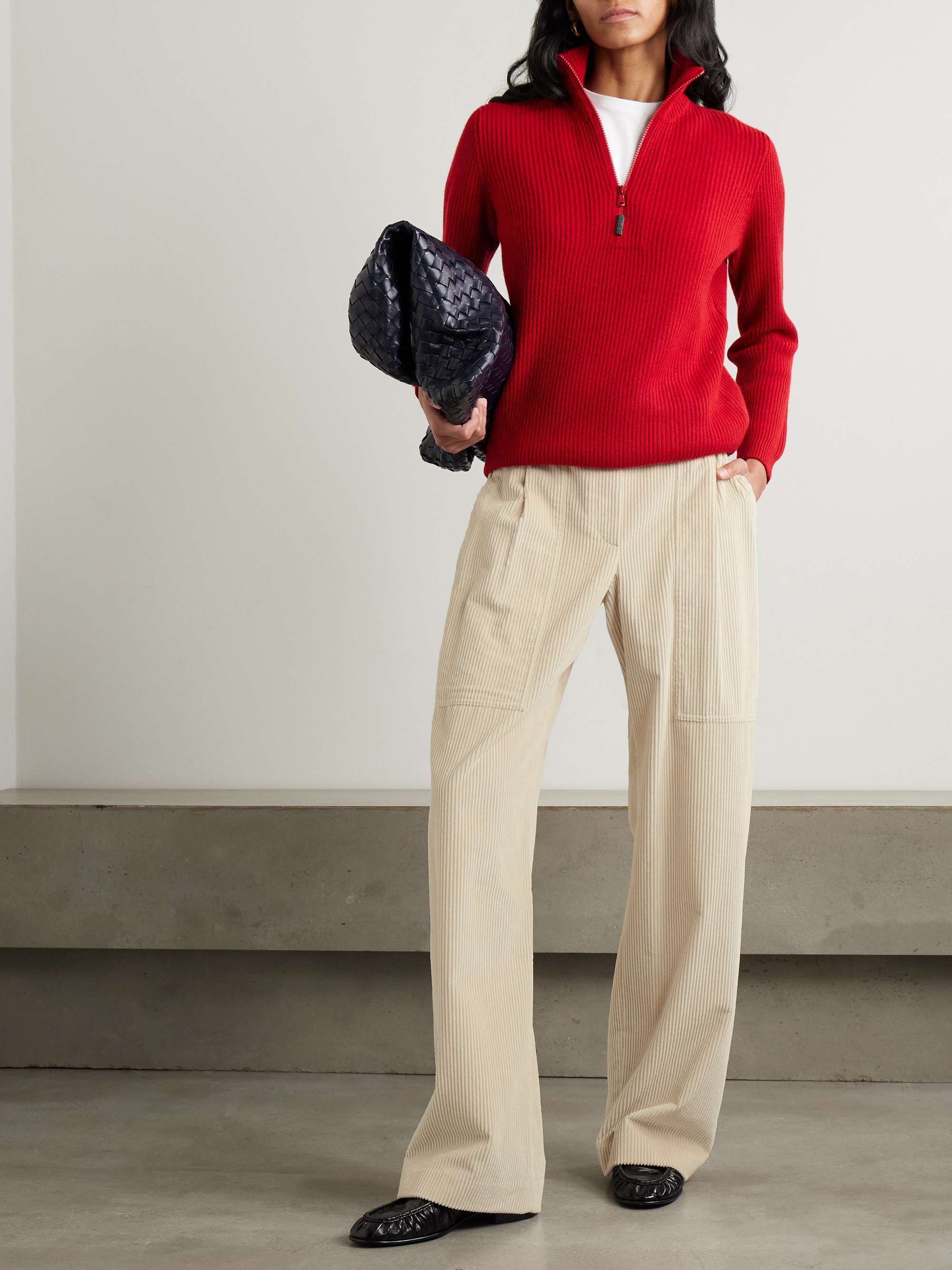 Cotton-corduroy pants view