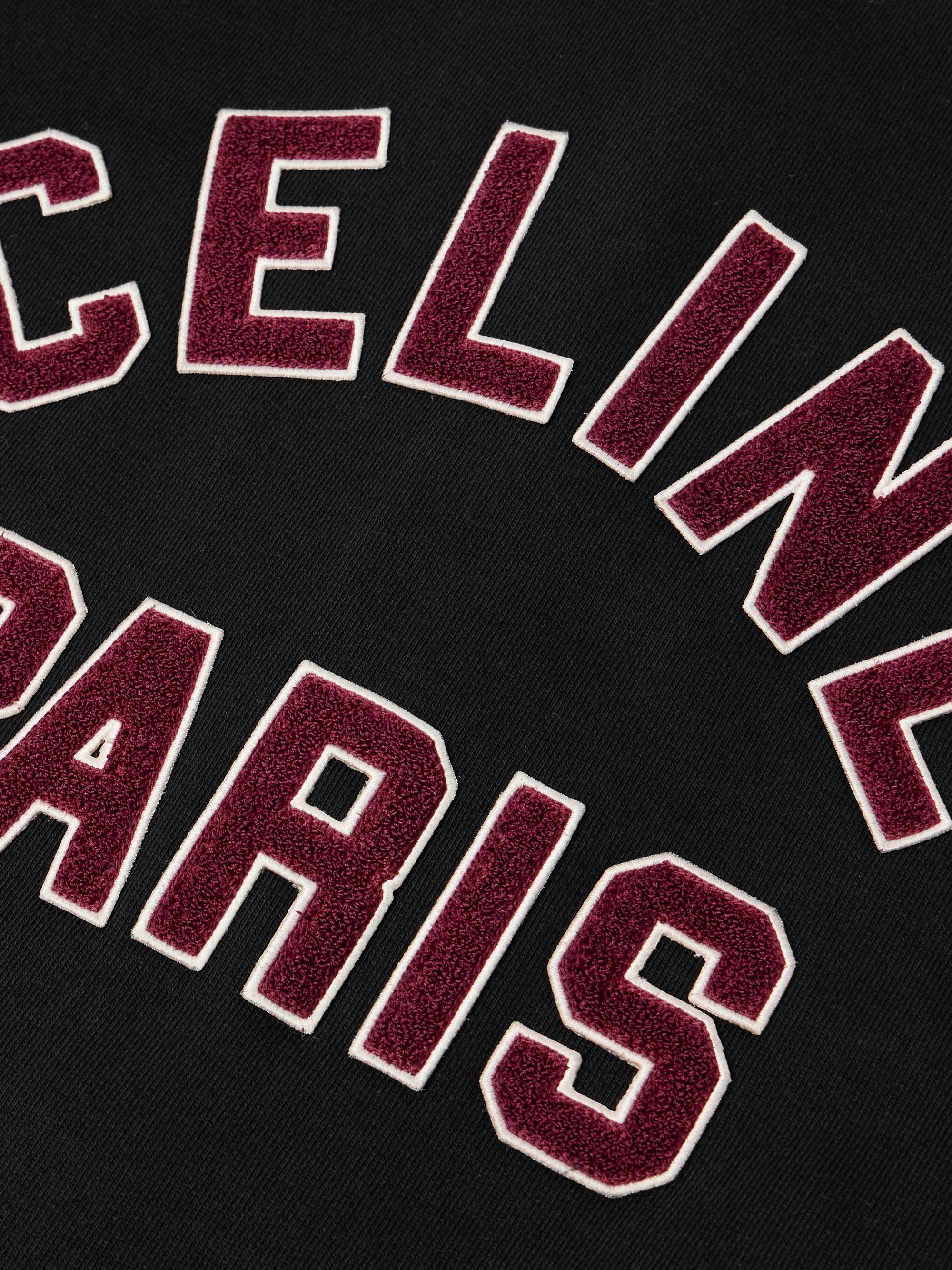 Teddy Logo-Appliquéd Cotton-Jersey Varsity Jacket view