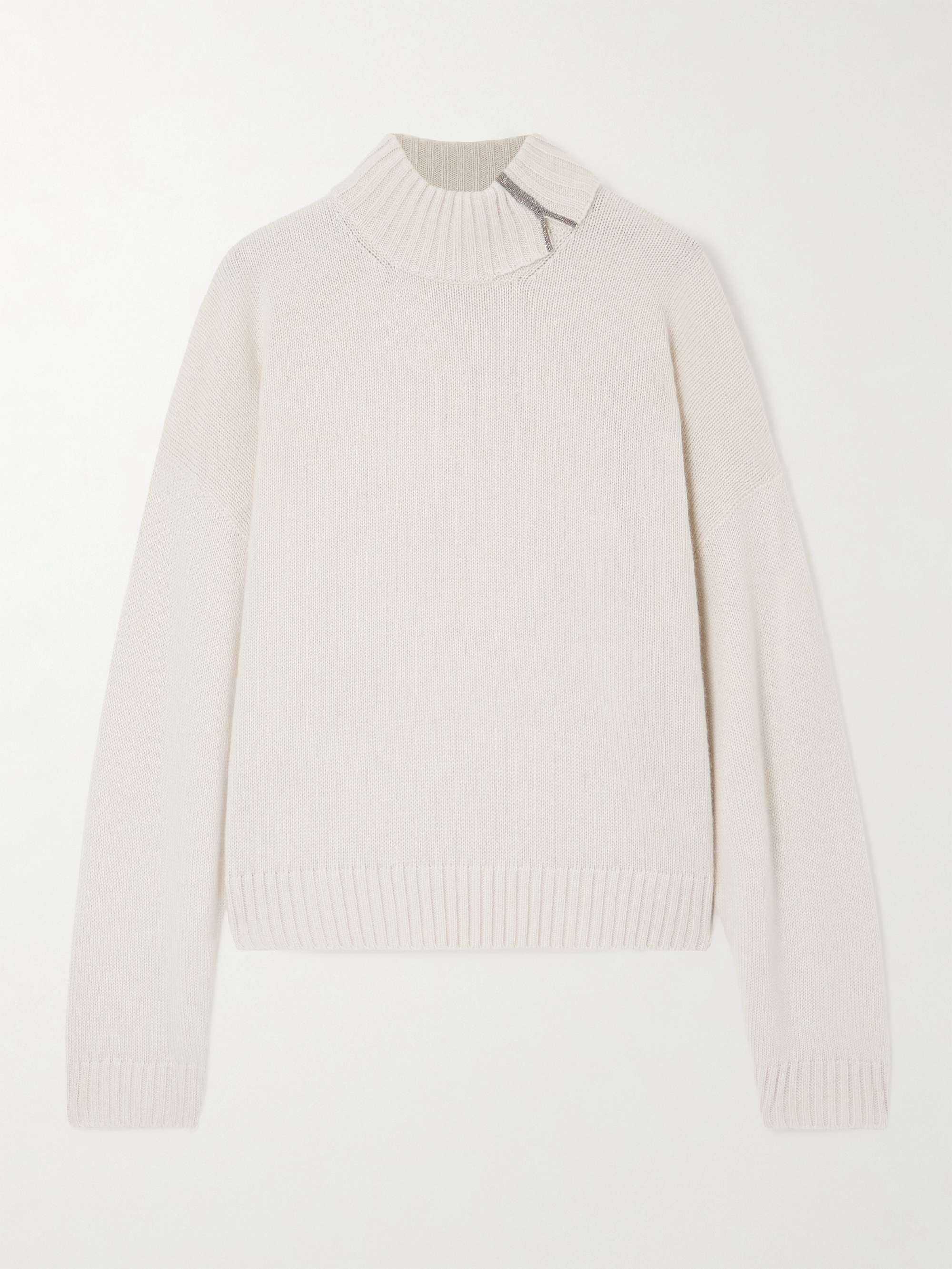 Turtleneck cashmere sweater view