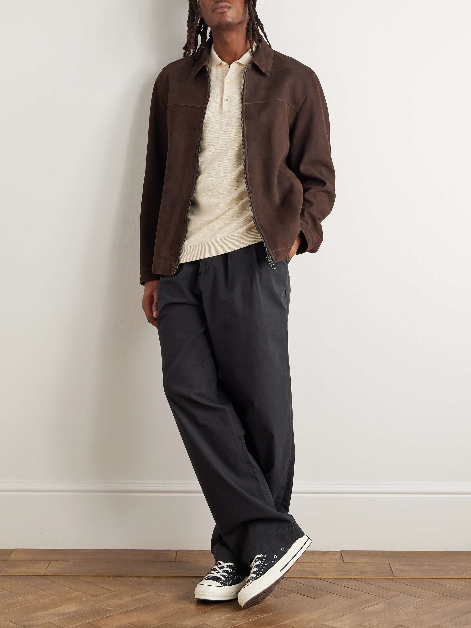 Suede Harrington Jacket view