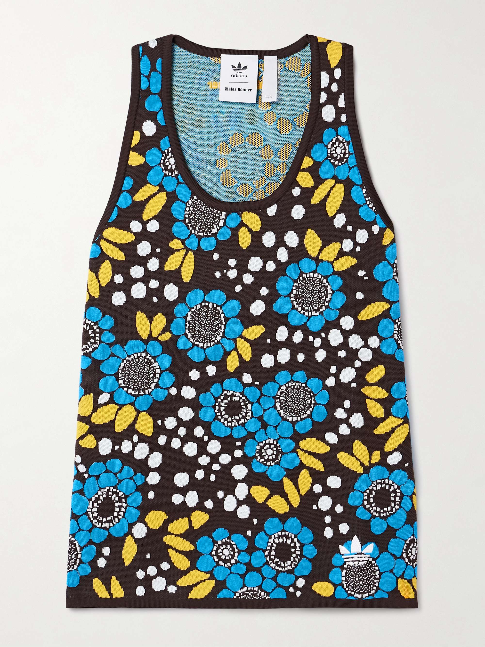+ Wales Bonner jacquard-knit tank view