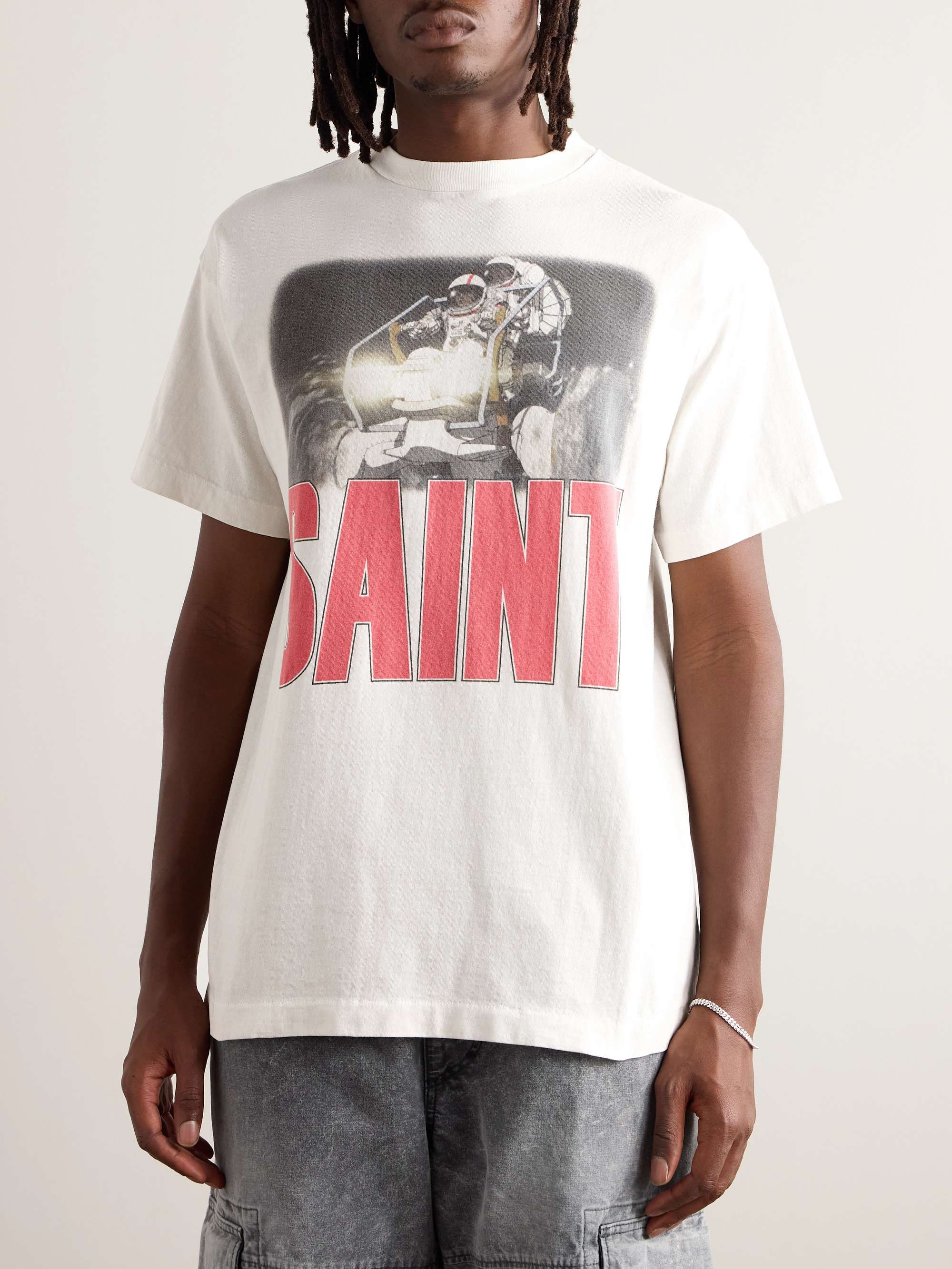 + Freedom Space Logo-Print Cotton-Jersey T-Shirt view