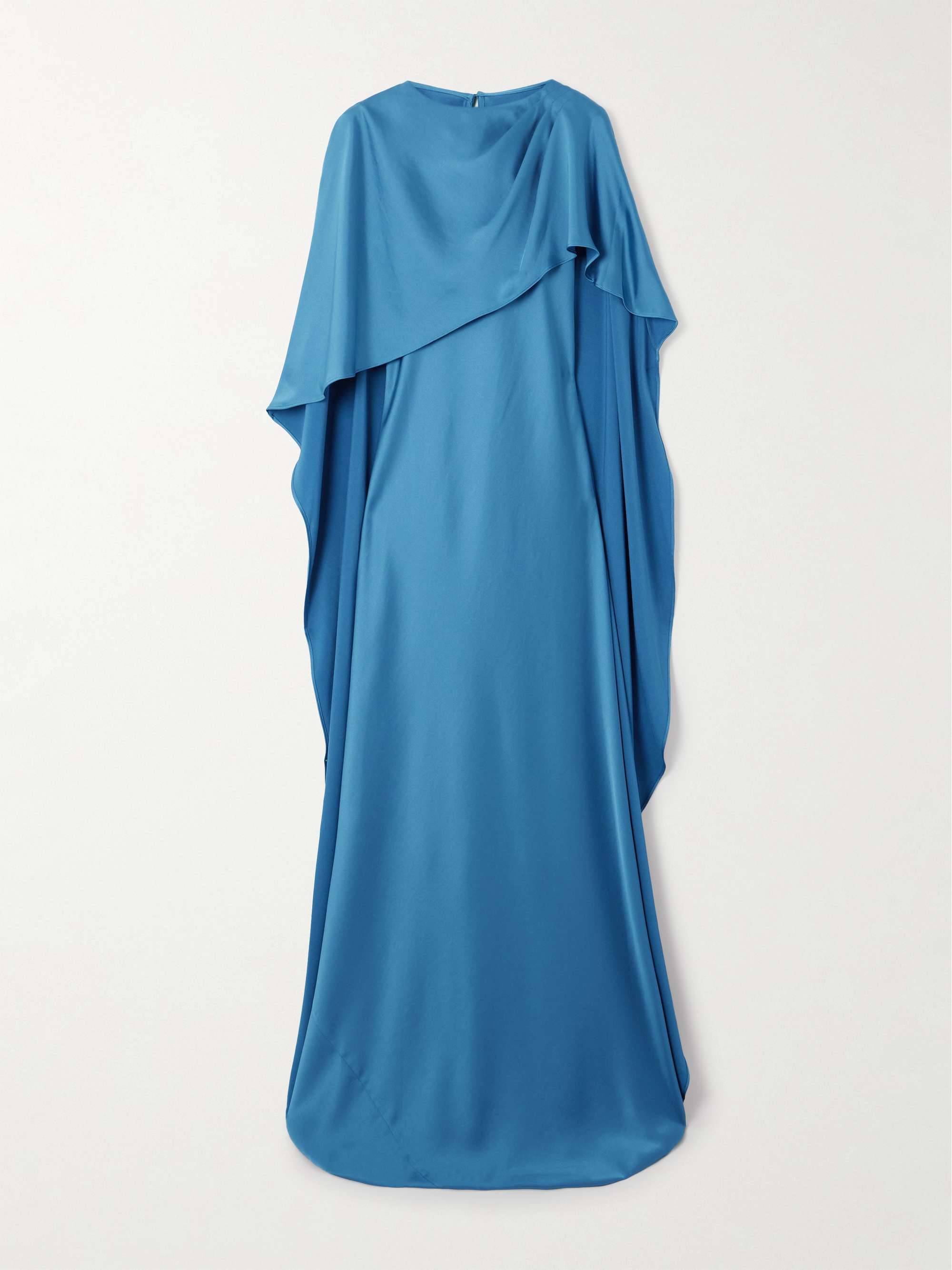 Izel cape-effect satin gown view