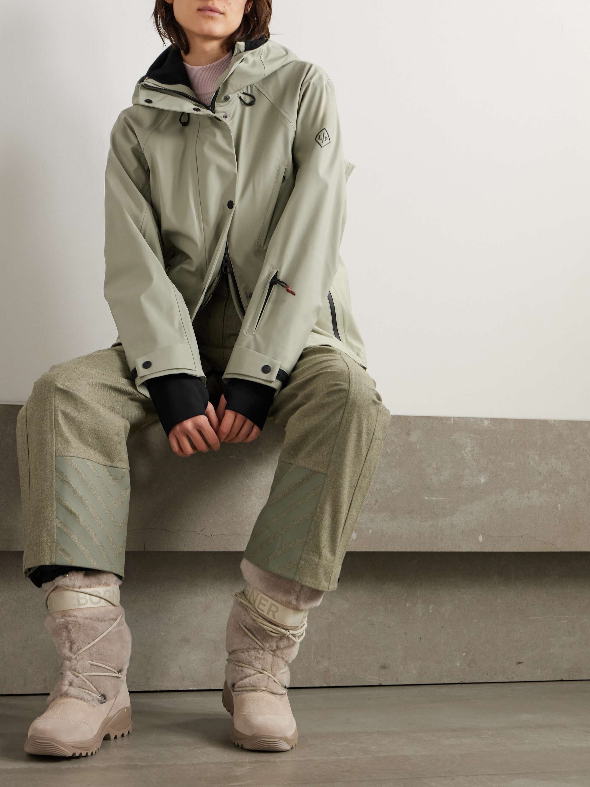 Bia hooded wool-blend jacket view