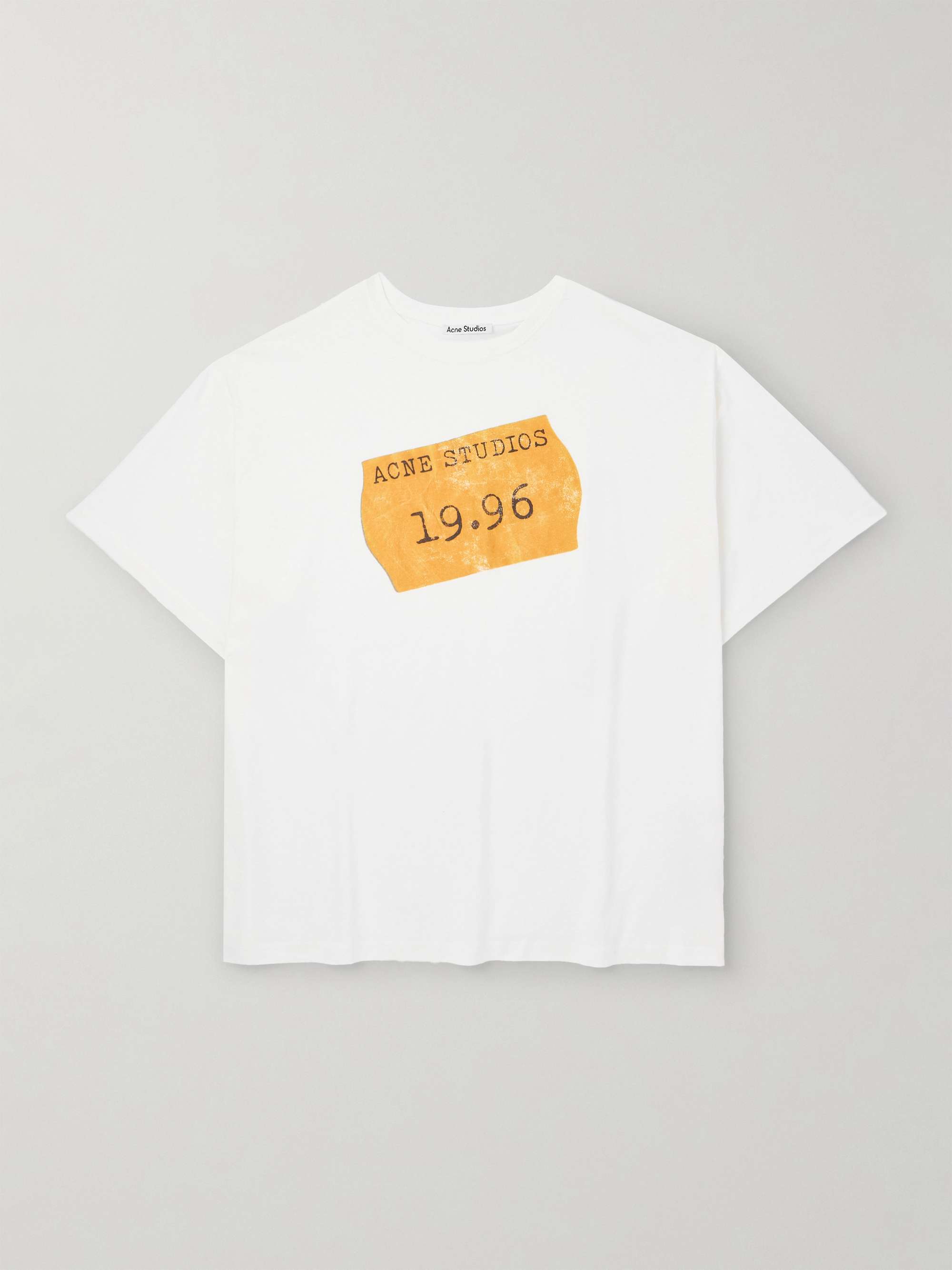 Oversized Logo-Print Cotton and Hemp-Blend Jersey T-Shirt view