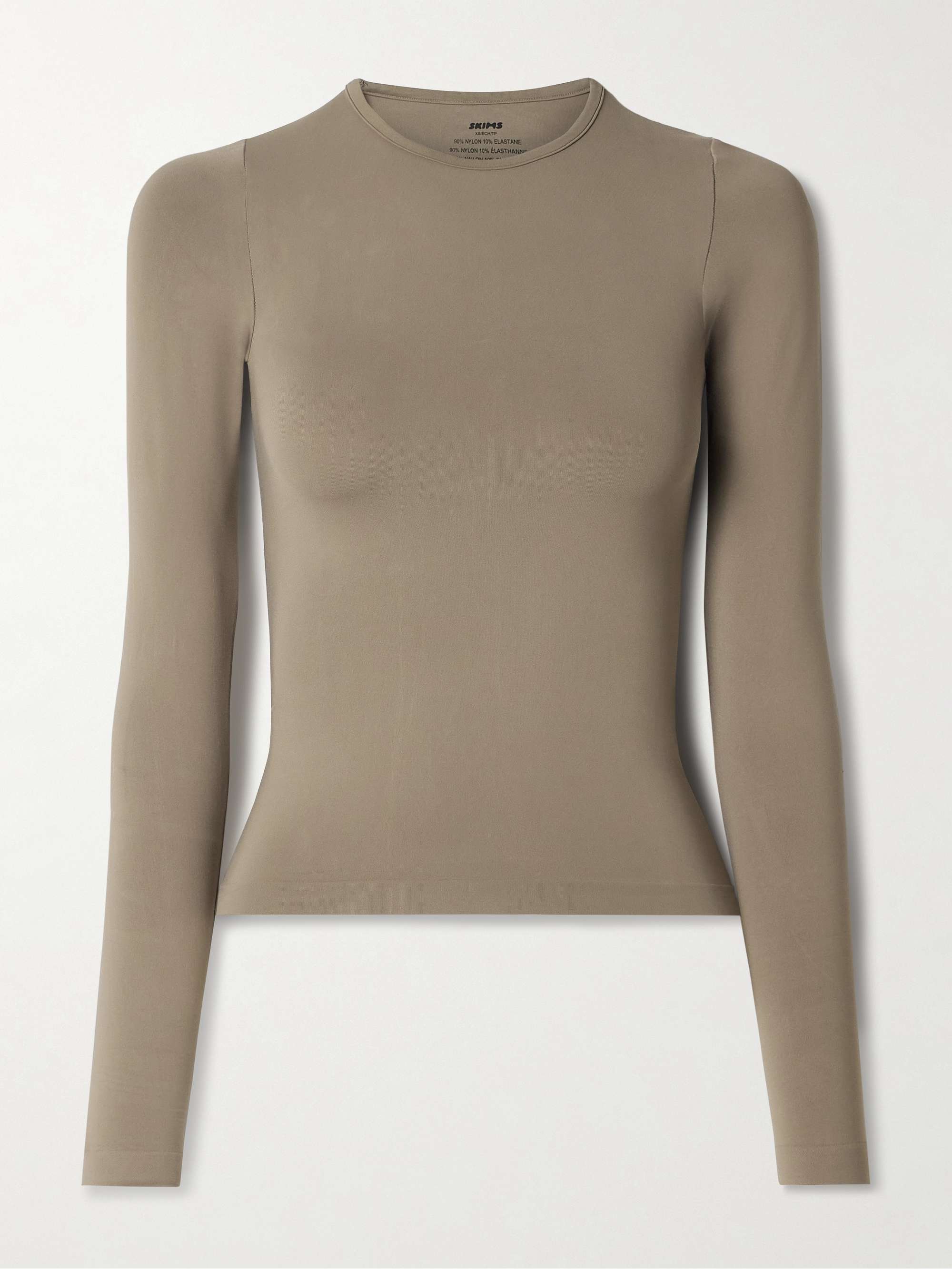 Soft Smoothing Seamless Long Sleeve T-shirt view