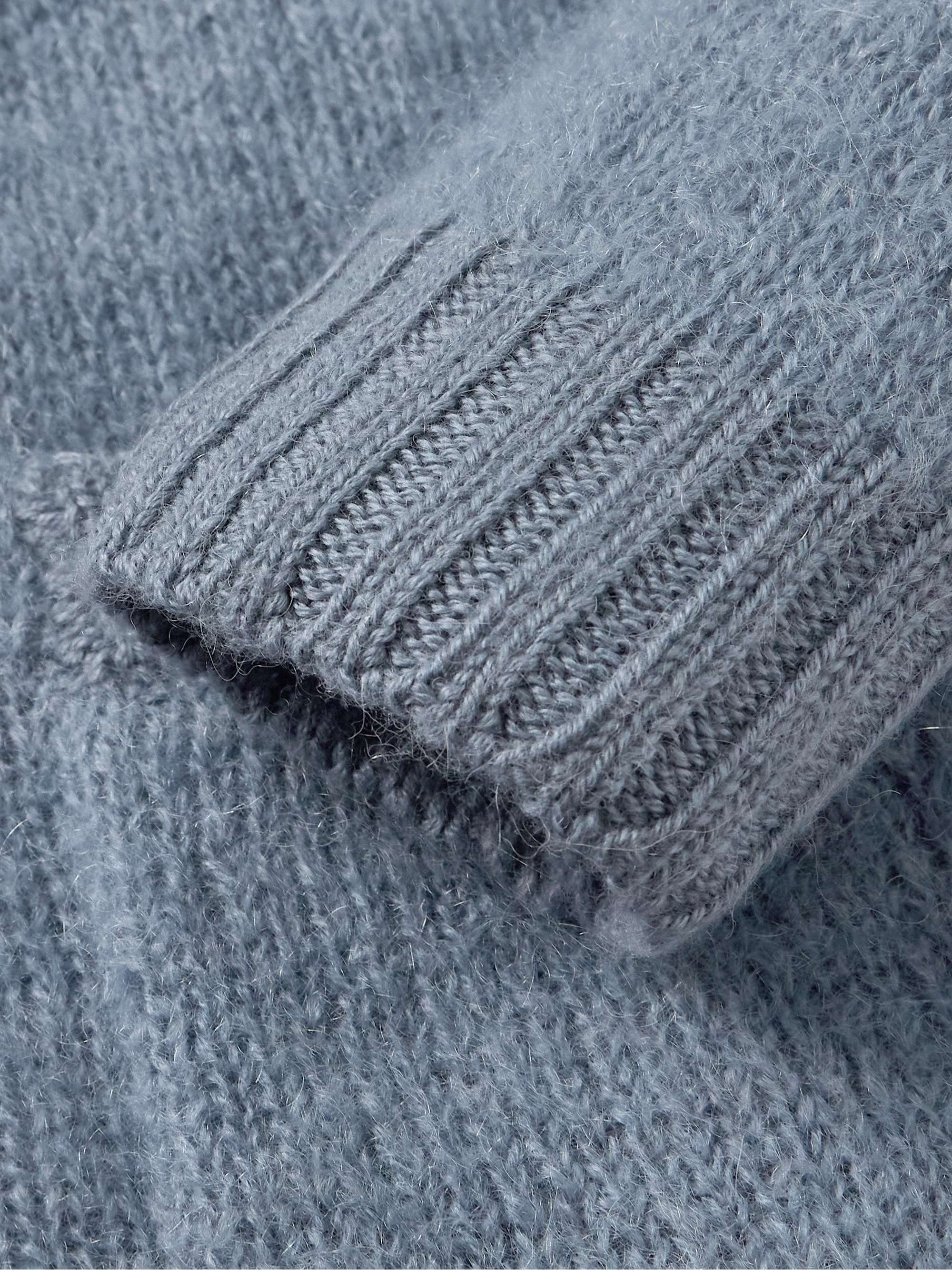 Mohair and Wool-Blend Cardigan view