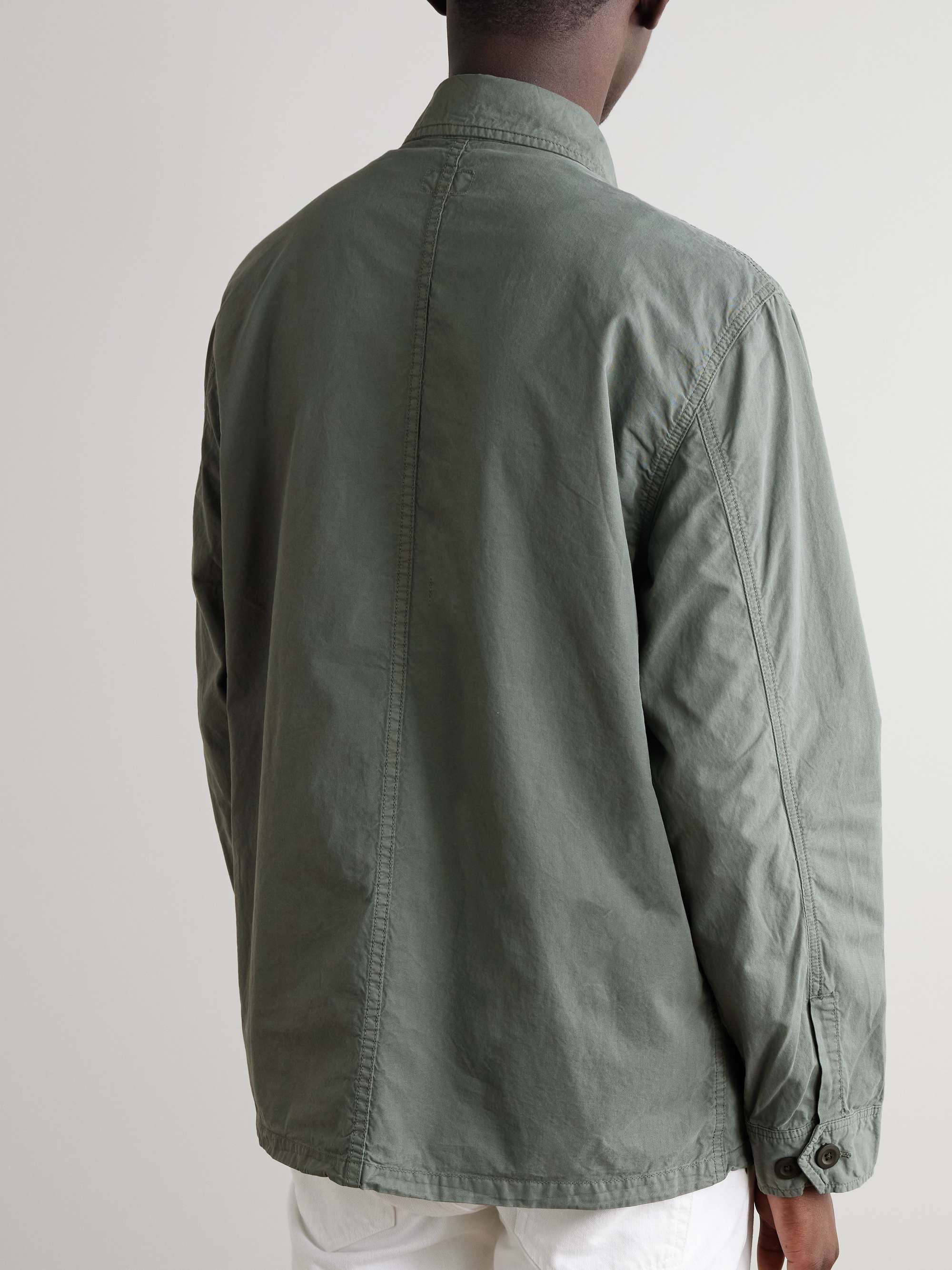 Jonah Cotton-Drill Overshirt view