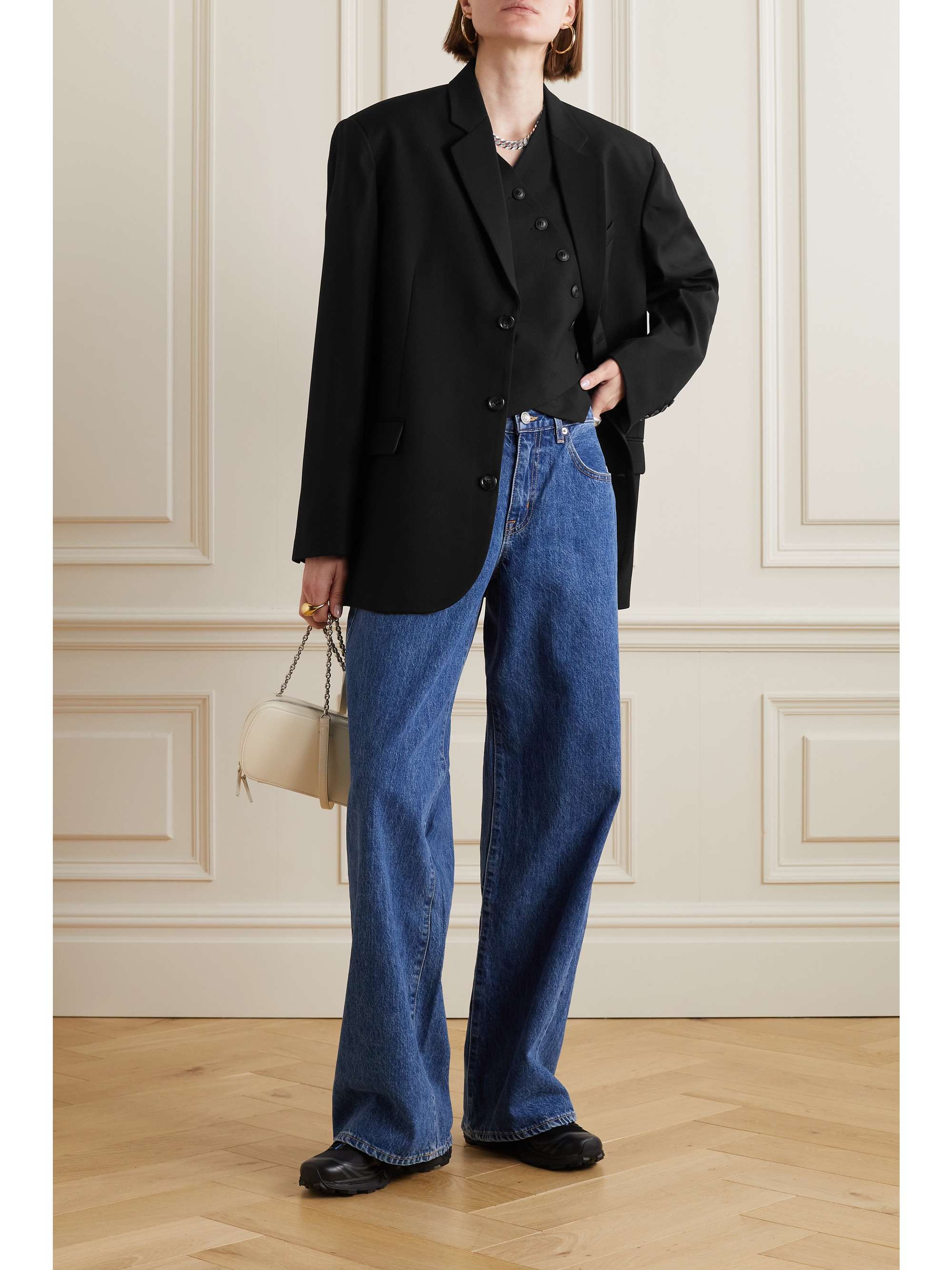 Gelso oversized TENCEL Lyocell-blend blazer view