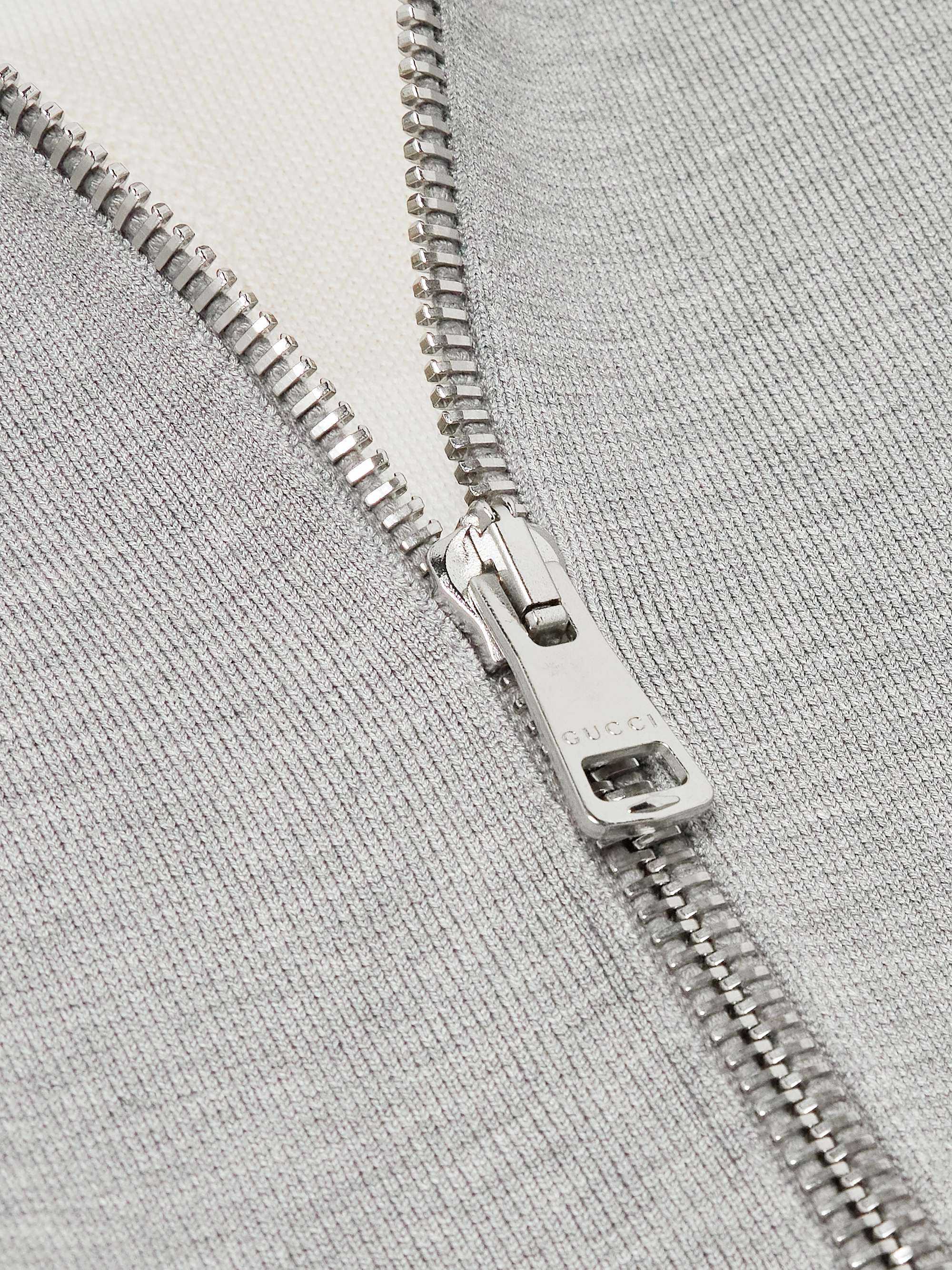 Debossed jersey cardigan view