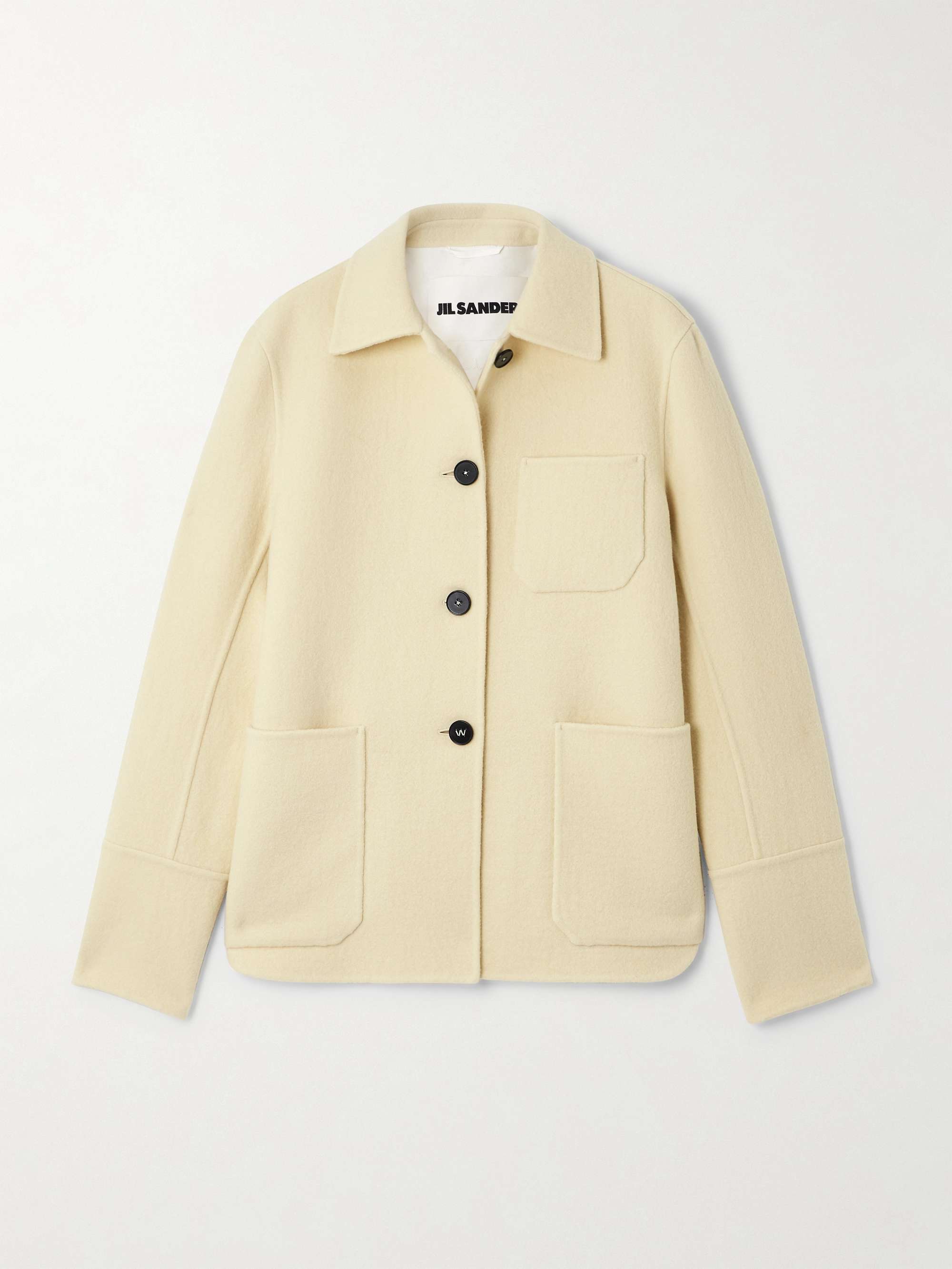 Brushed-cashmere jacket view