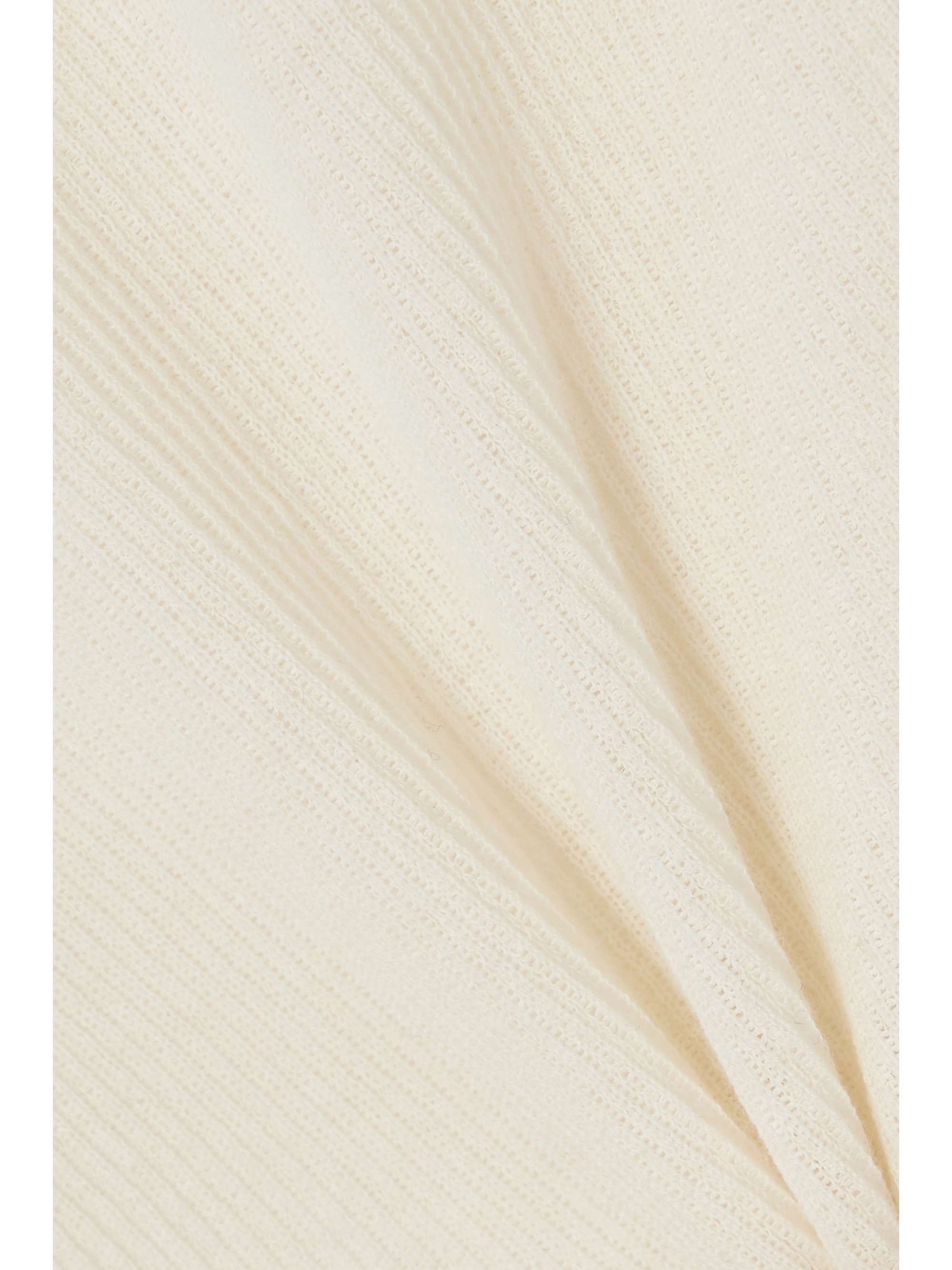Ribbed cotton-blend tank view