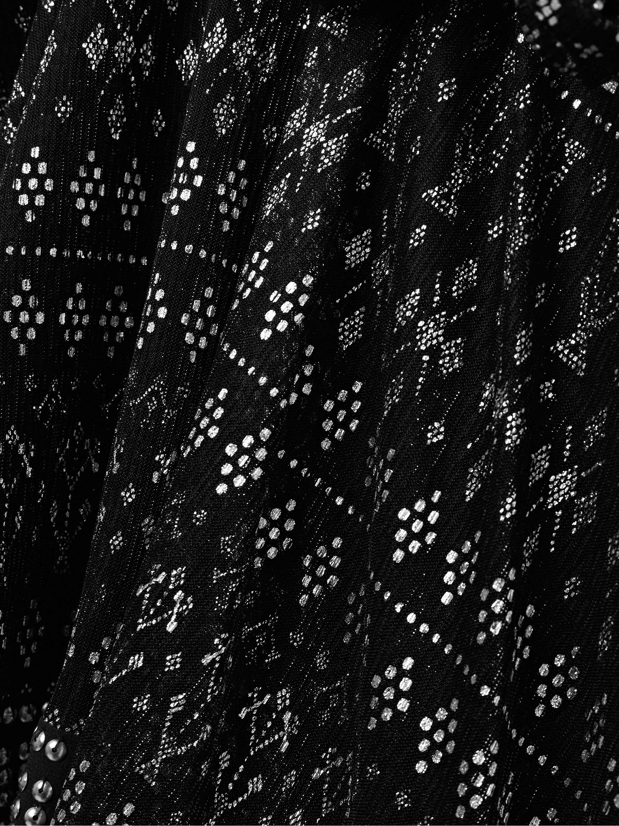 Nawel embellished printed mesh mini dress view