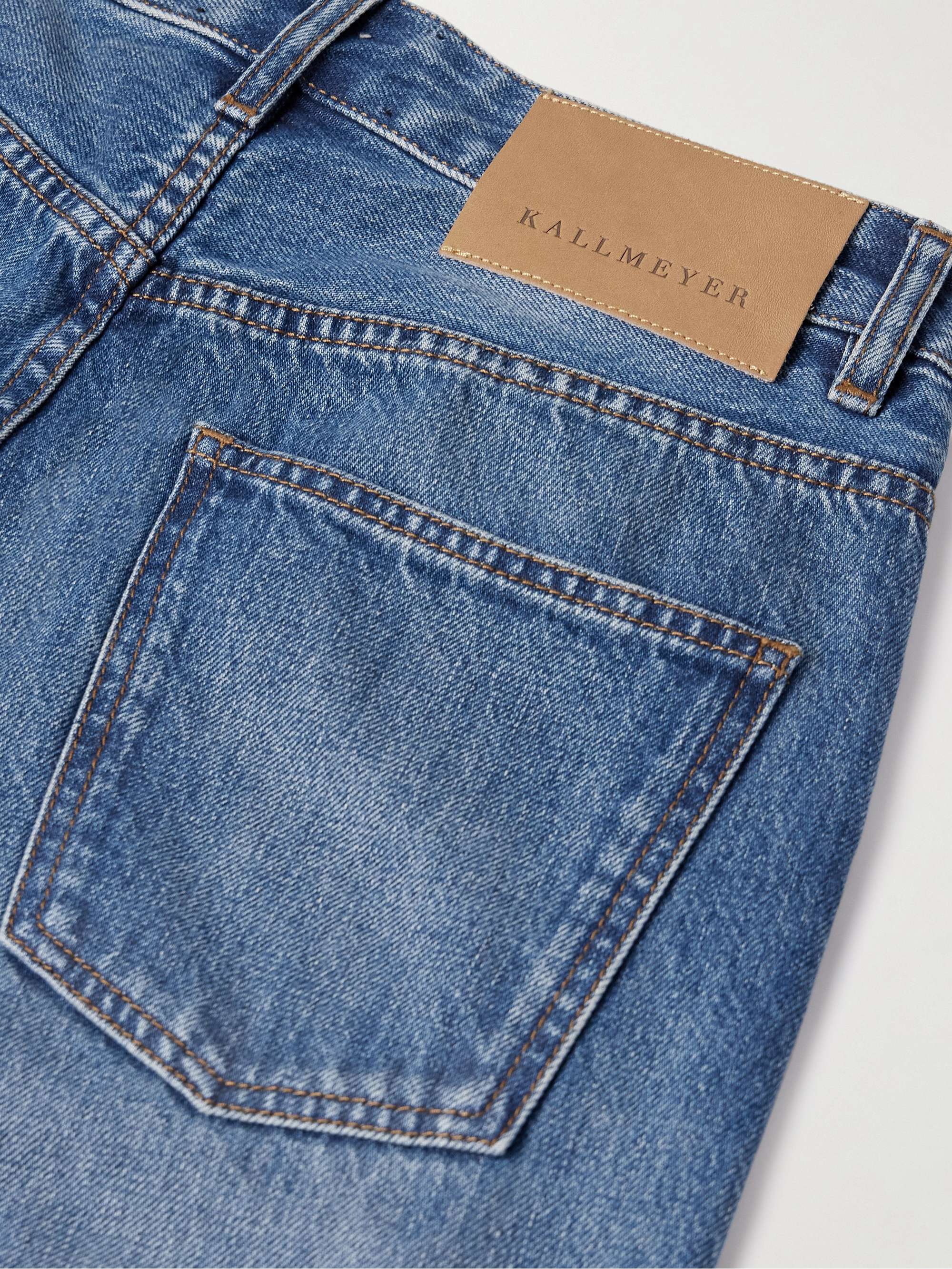 Farah high-rise straight-leg jeans view
