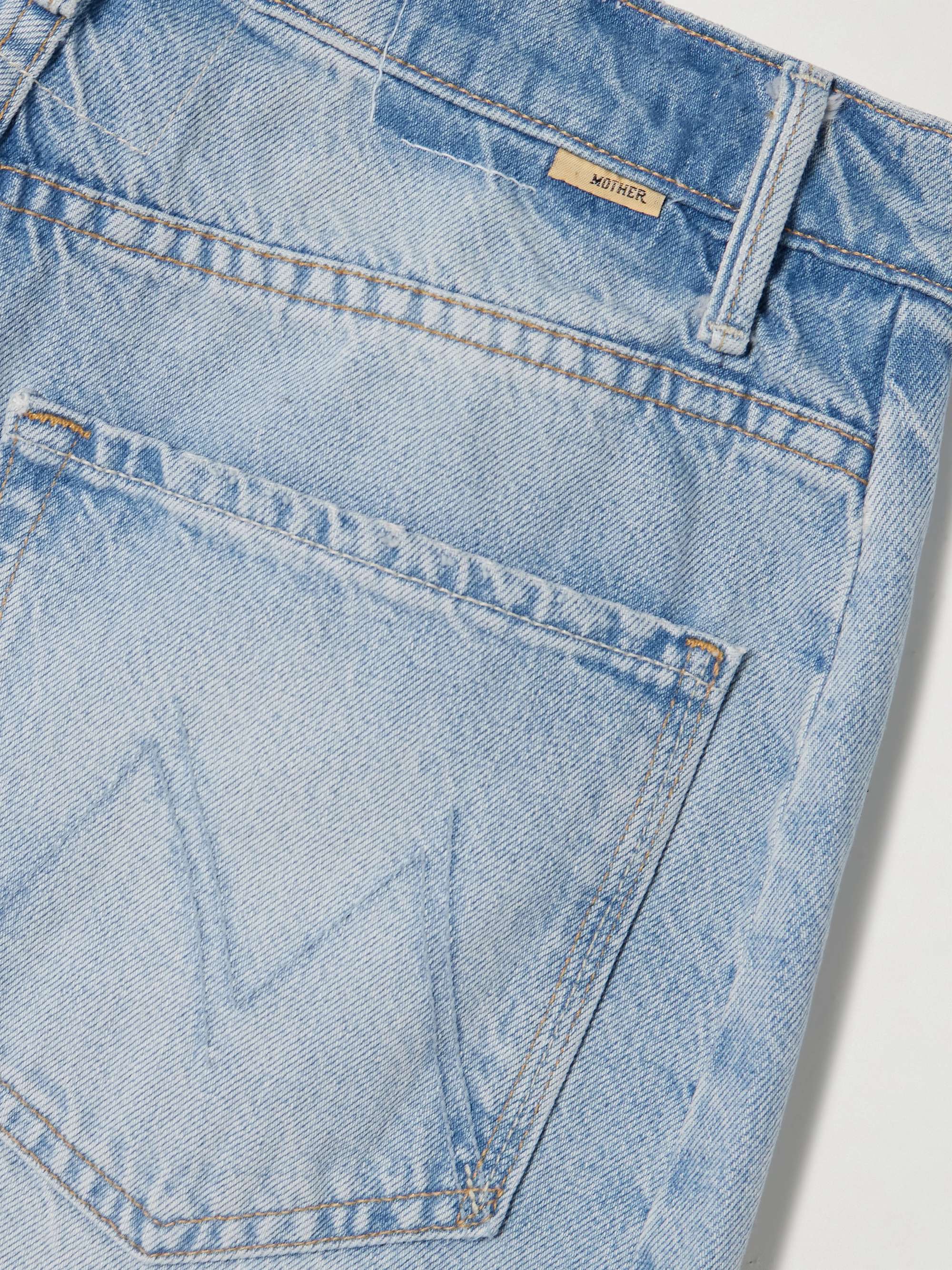 The Full-Pipe Flood high-rise tapered jeans view