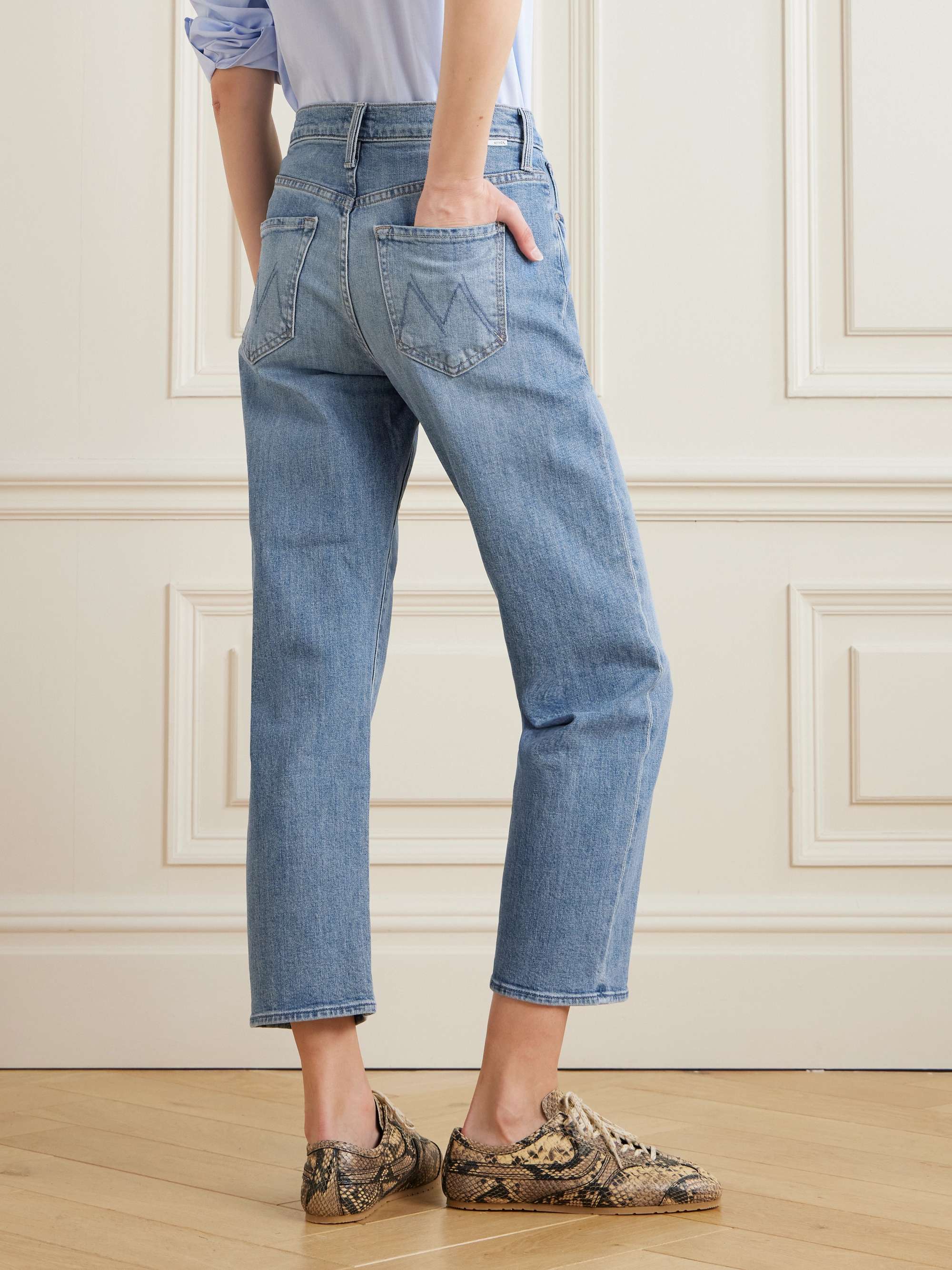 The Ditcher Zip cropped straight-leg jeans view