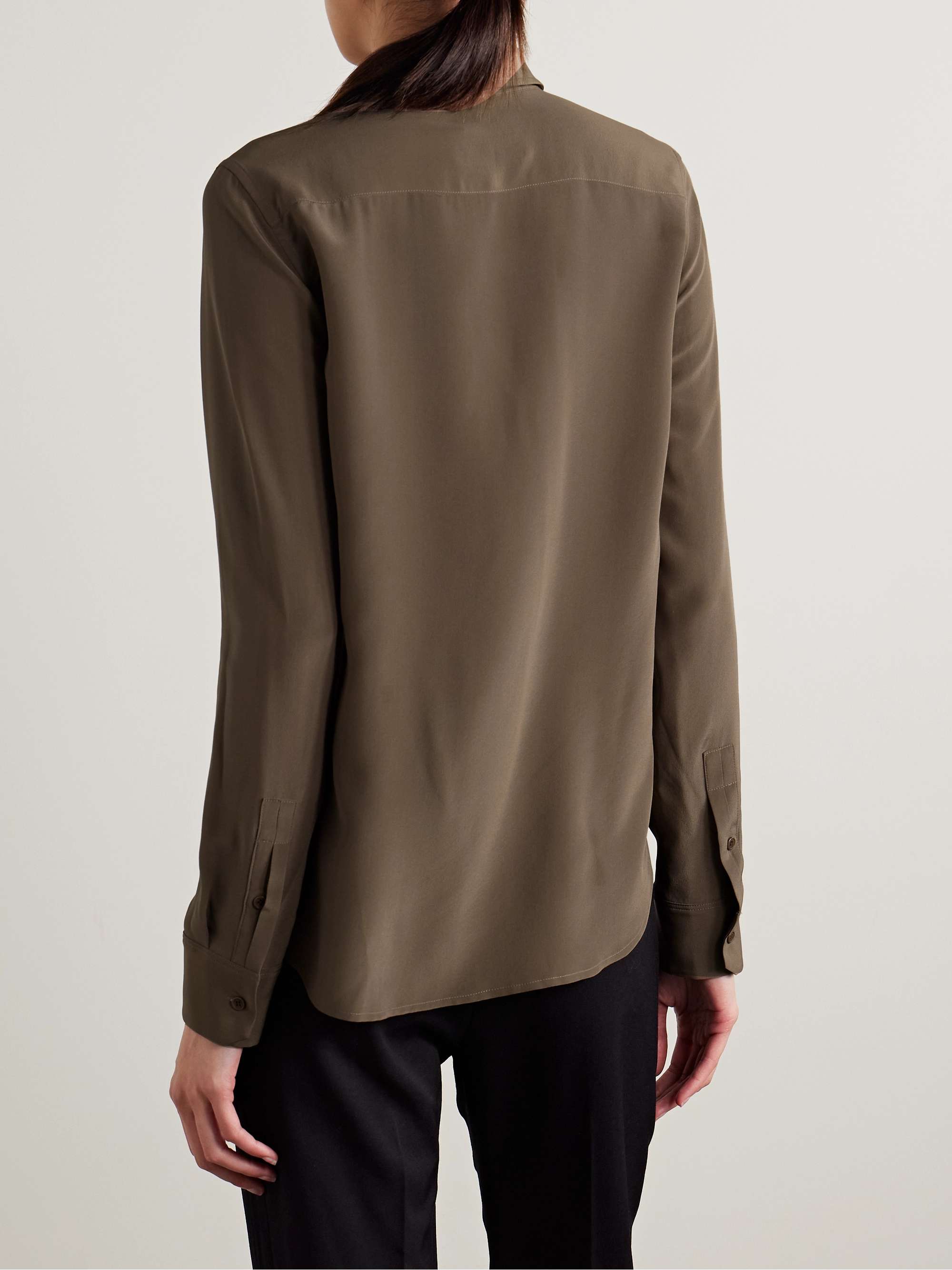 Gaia silk crepe de chine shirt view
