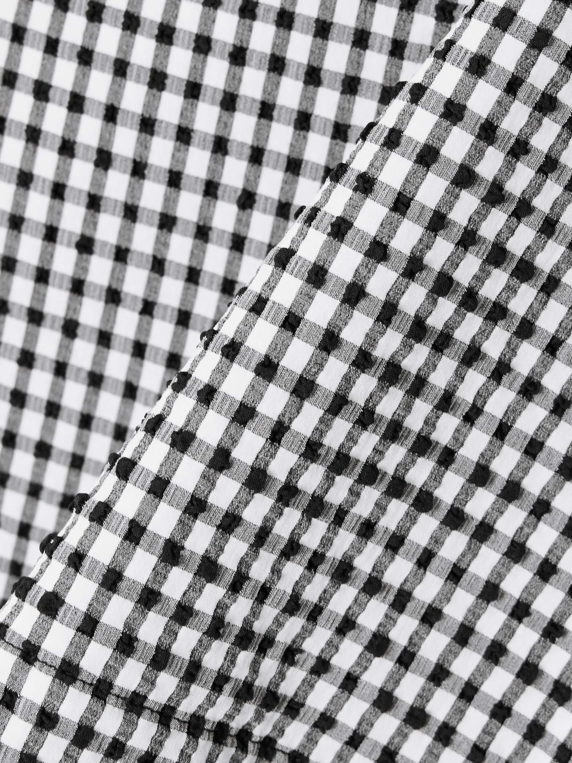 Gingham seersucker shorts view