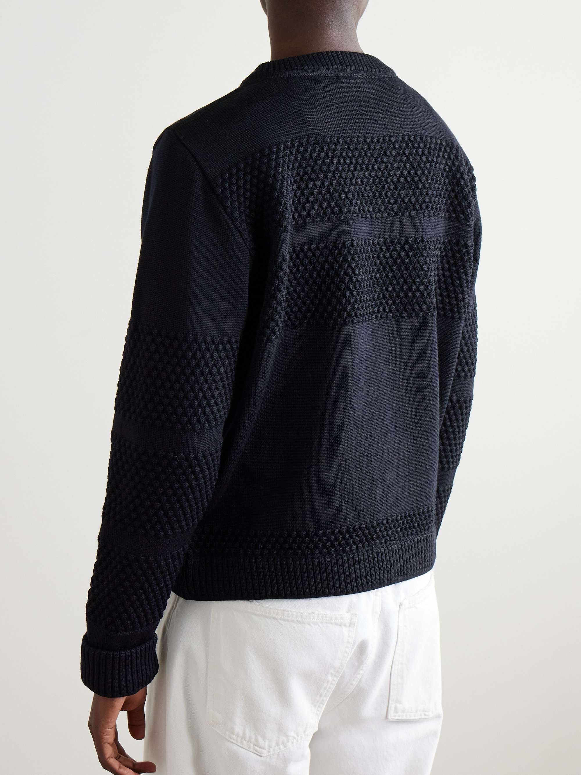 Fisherman II Textured Virgin Wool Sweater view