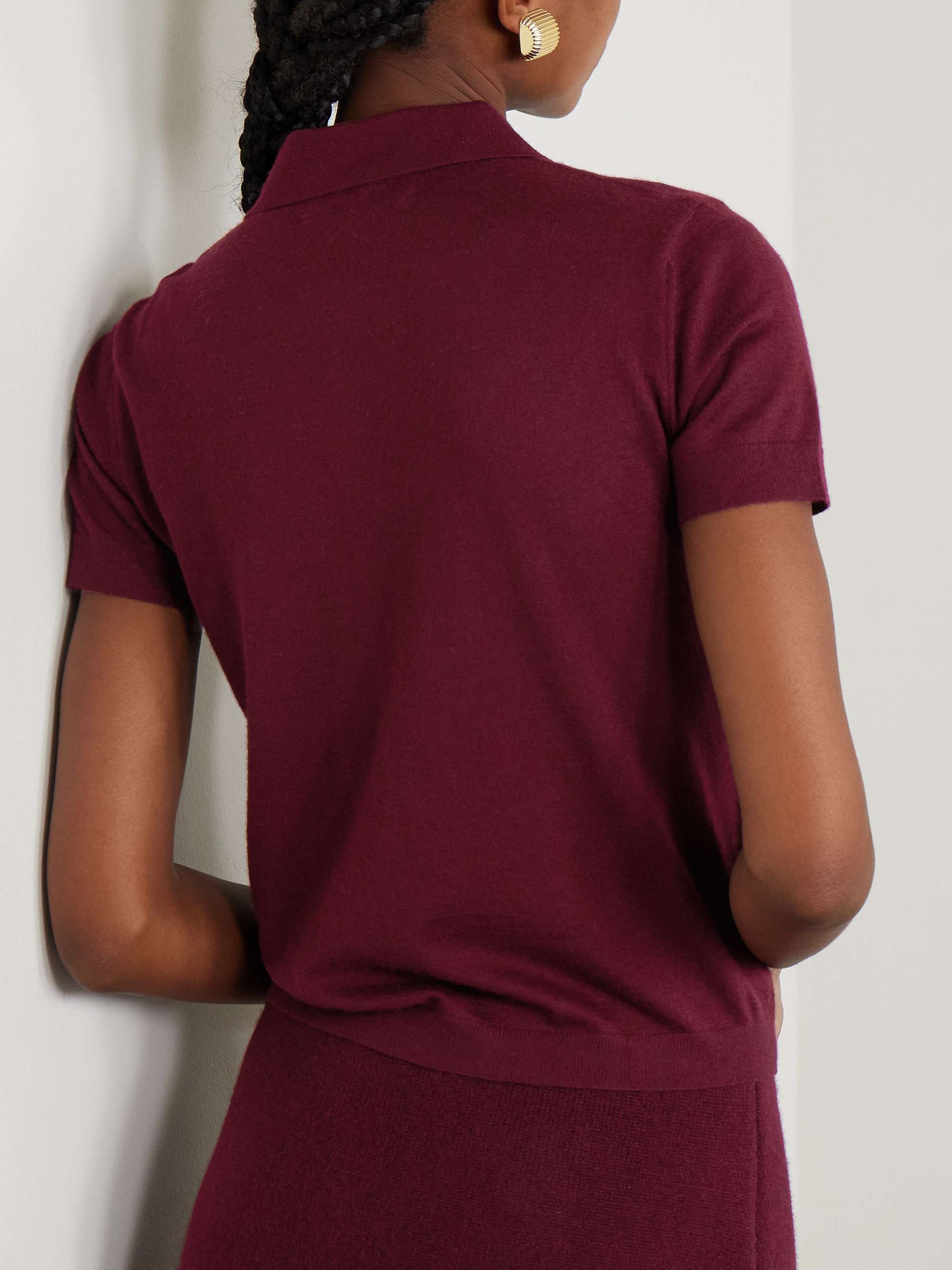 Nai cashmere polo shirt view