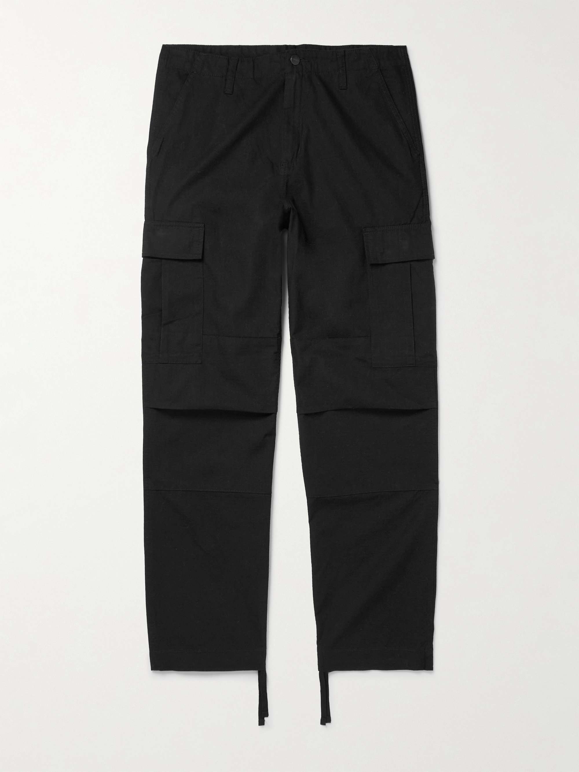 Straight-Leg Cotton-Ripstop Cargo Trousers view